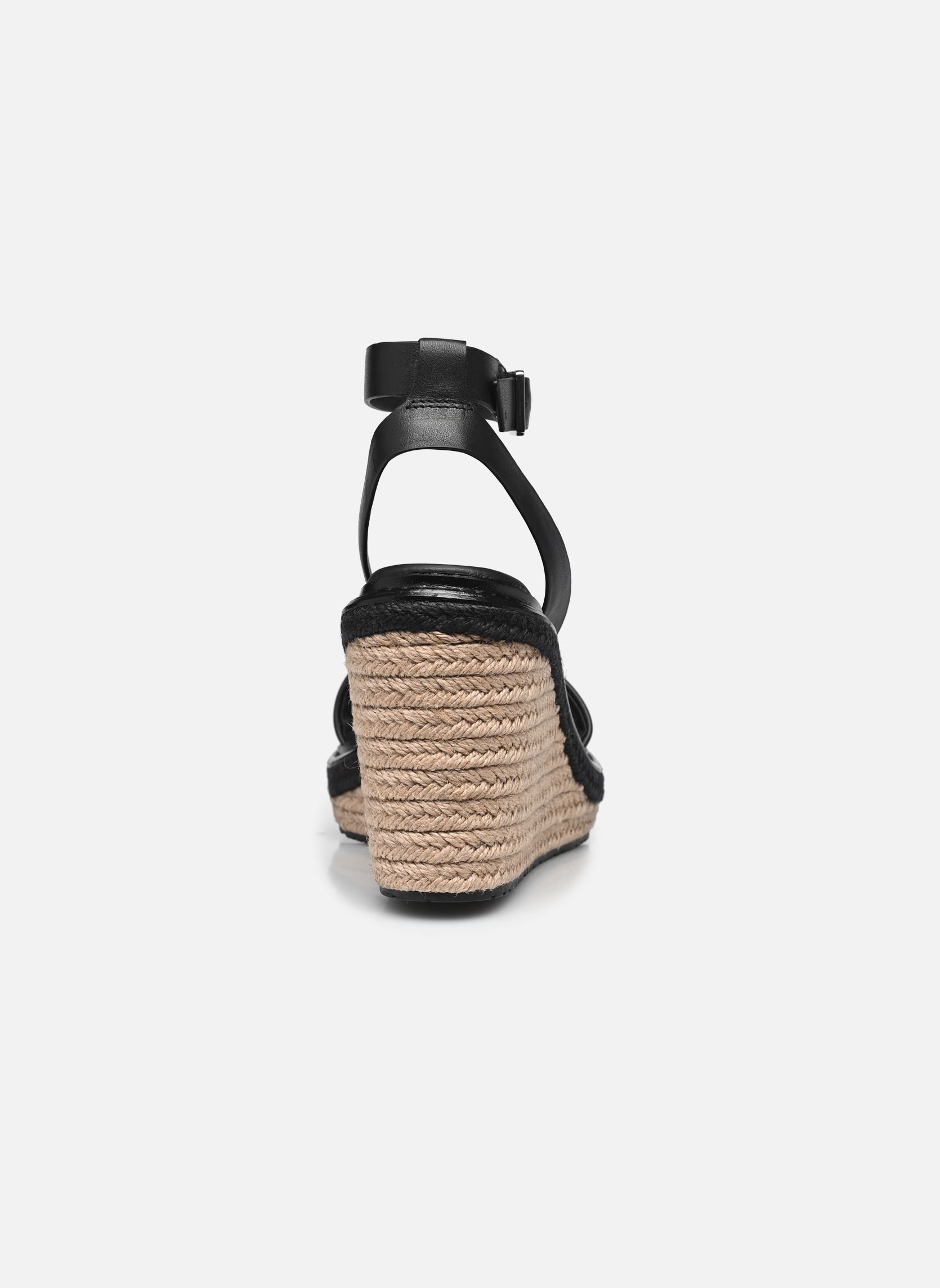 Alpargatas compensadas y plataformas WEDGE SANDAL 70 - HE mujer negro Calvin Klein Alpargatas compensadas y plataformas WEDGE SANDAL 70 - HE mujer negro CK BLACK