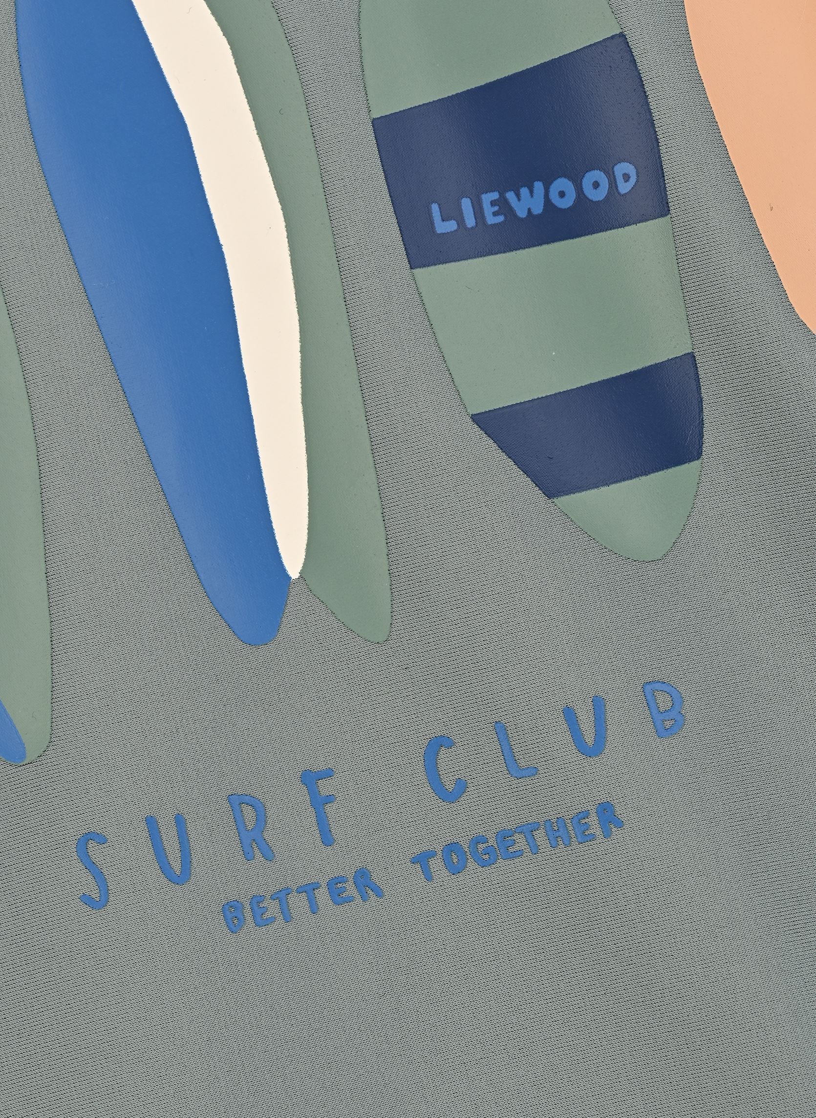 Tee-shirts et combinaisons anti-UV Noah Placement Longsleeve Swim Tee fille vert Liewood Tee-shirts et combinaisons anti-UV Noah Placement Longsleeve Swim Tee fille vert Boards / Light peppermint