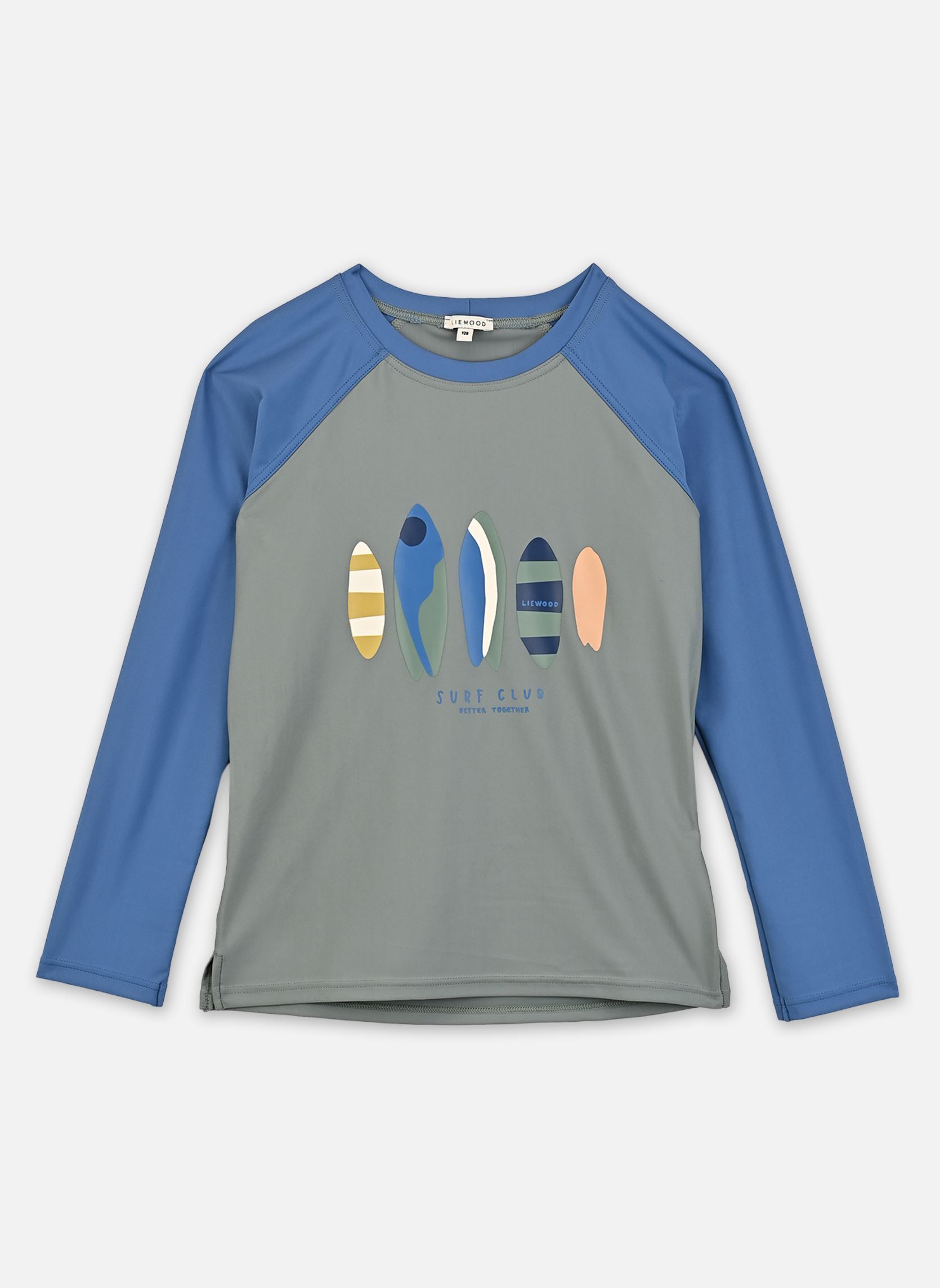 Tee-shirts et combinaisons anti-UV Noah Placement Longsleeve Swim Tee fille vert Liewood Tee-shirts et combinaisons anti-UV Noah Placement Longsleeve Swim Tee fille vert Boards / Light peppermint