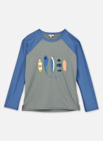Tee-shirts et combinaisons anti-UV Noah Placement Longsleeve Swim Tee blanc