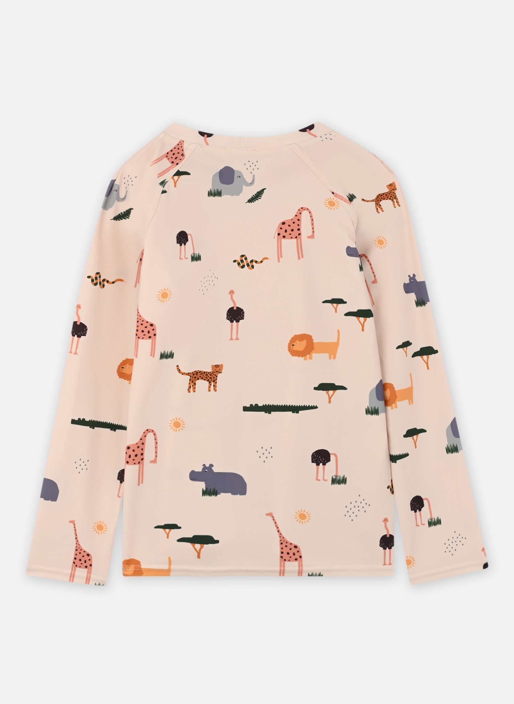 Zwemshirt en zonnebeschermend badpak Noah Printed Longsleeve Swim Tee bruin Liewood Zwemshirt en zonnebeschermend badpak Noah Printed Longsleeve Swim Tee bruin SAFARI SANDY MIX