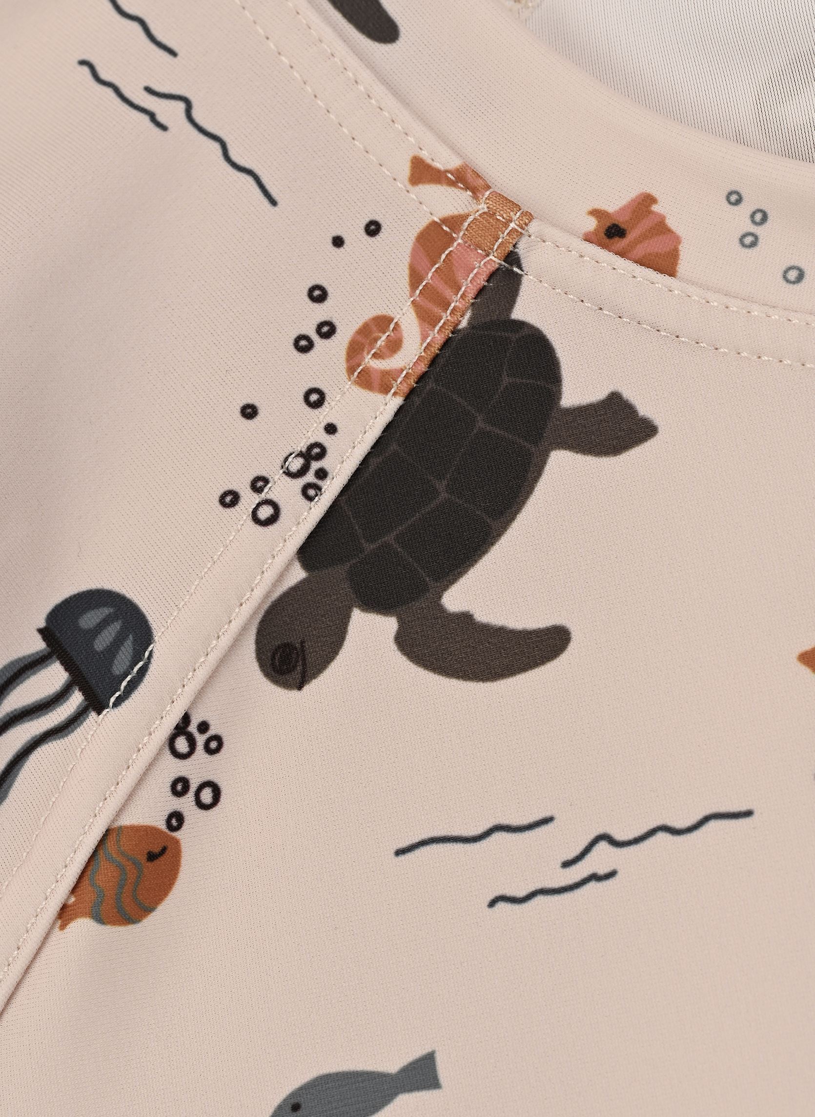 UV-T-Shirts und -Anzüge Noah Printed Longsleeve Swim Tee mädchen weiß Liewood UV-T-Shirts und -Anzüge Noah Printed Longsleeve Swim Tee mädchen weiß SEA CREATURE / SANDY