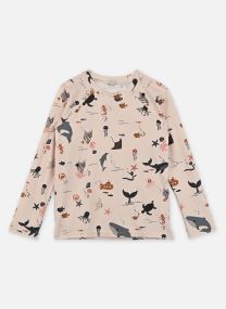 Zwemshirt en zonnebeschermend badpak Noah Printed Longsleeve Swim Tee bruin