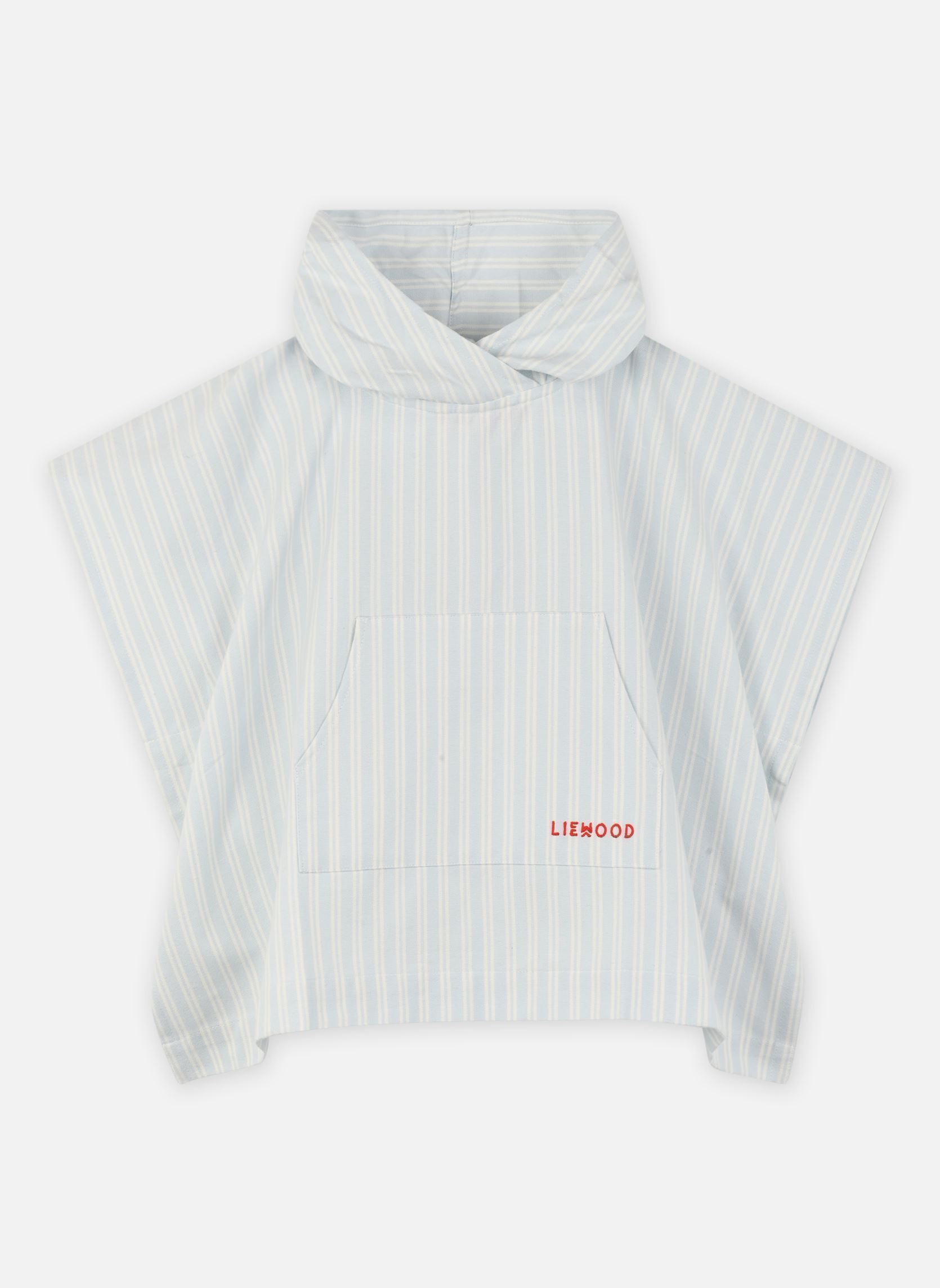Bademäntel Kaiden Poncho weiß Liewood Bademäntel Kaiden Poncho weiß Y/D STRIPE PURE SKY / CREME DE