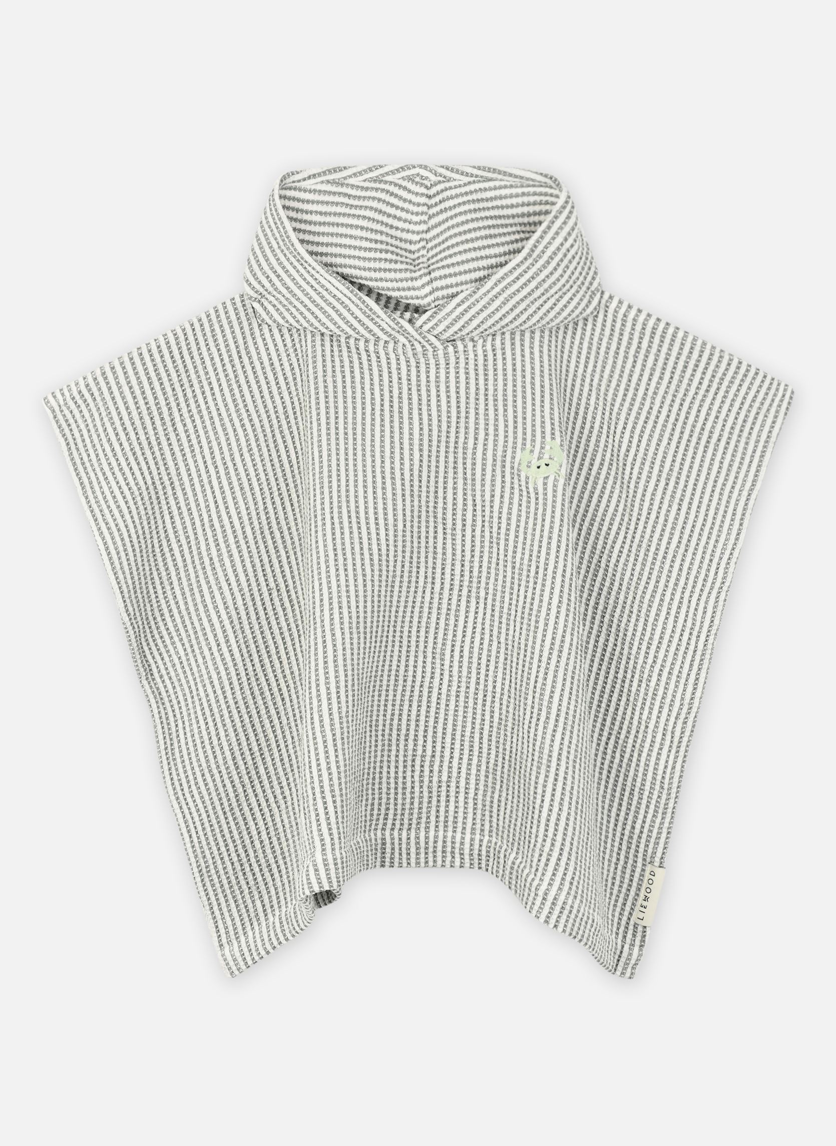 Peignoirs et sorties de bain Paco Poncho Embroidery blanc Liewood Peignoirs et sorties de bain Paco Poncho Embroidery blanc Y/D STRIPE PEPPERMINT / CREME