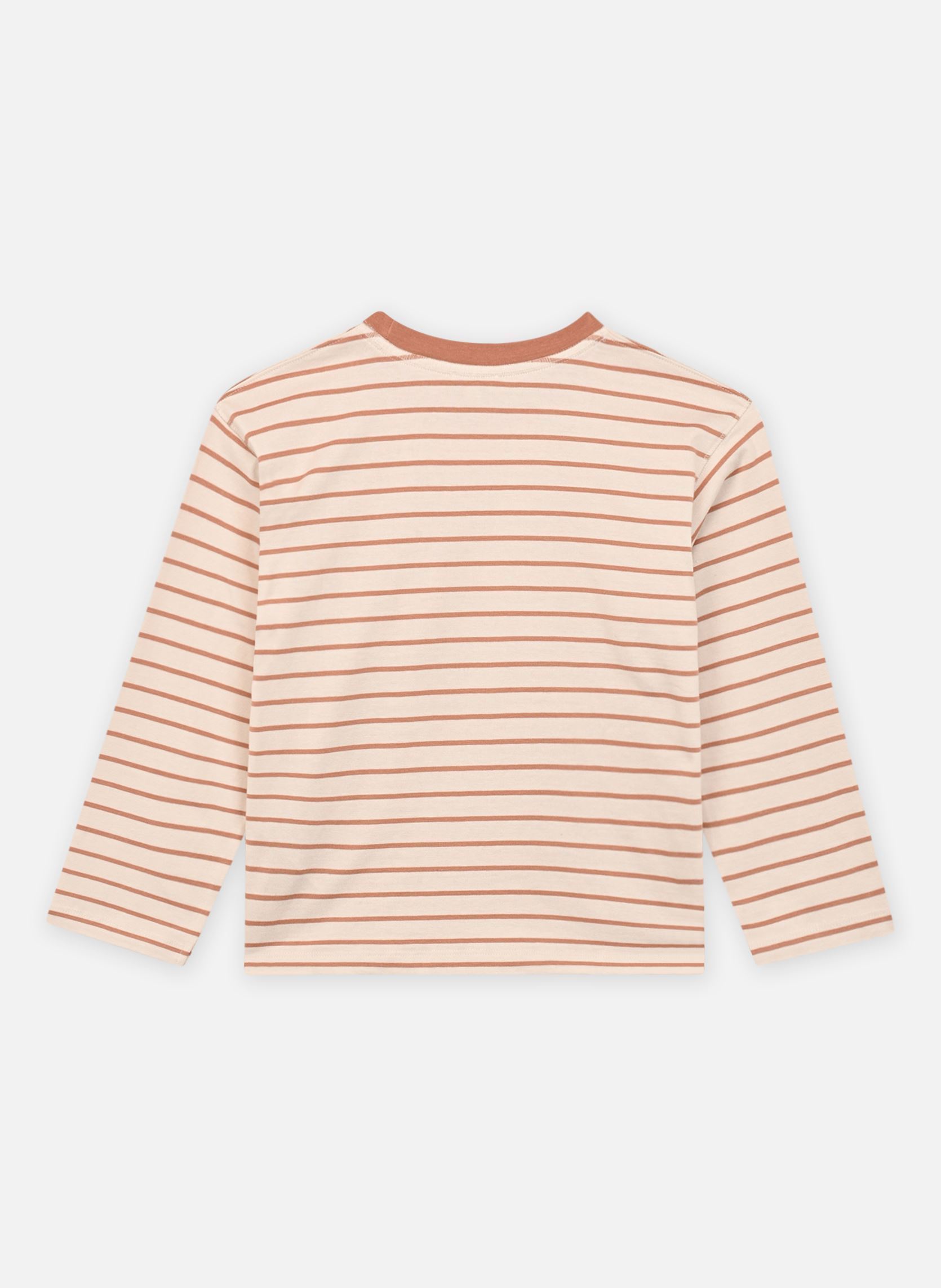 Tee-shirts manches longues Tyler Stripe Longsleeve T-shirt blanc Liewood Tee-shirts manches longues Tyler Stripe Longsleeve T-shirt blanc Y/D STRIPE TUSCANY ROSE / CREM