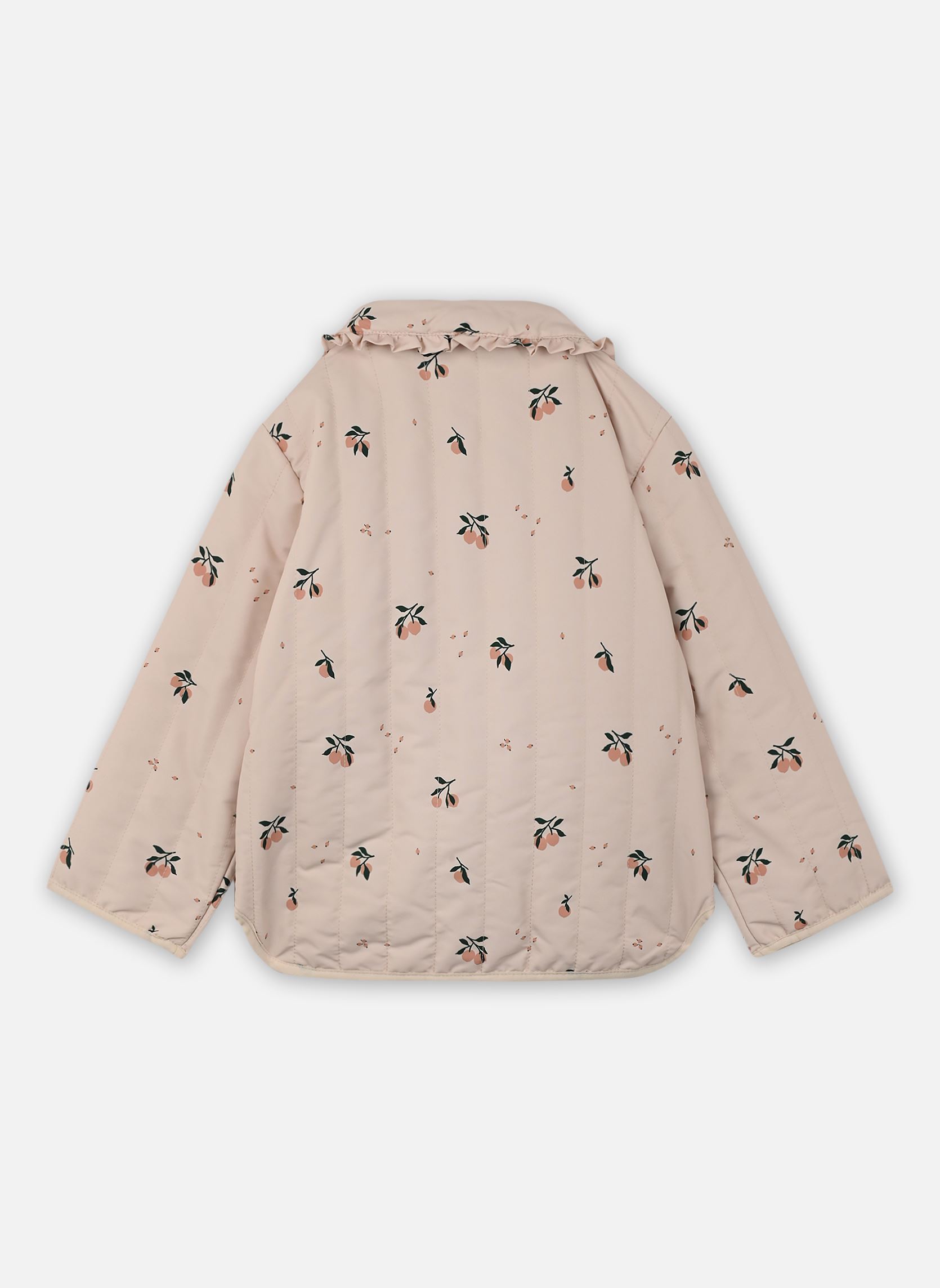 Blousons Bea Jacket With Frill blanc Liewood Blousons Bea Jacket With Frill blanc Peach / Sea shell