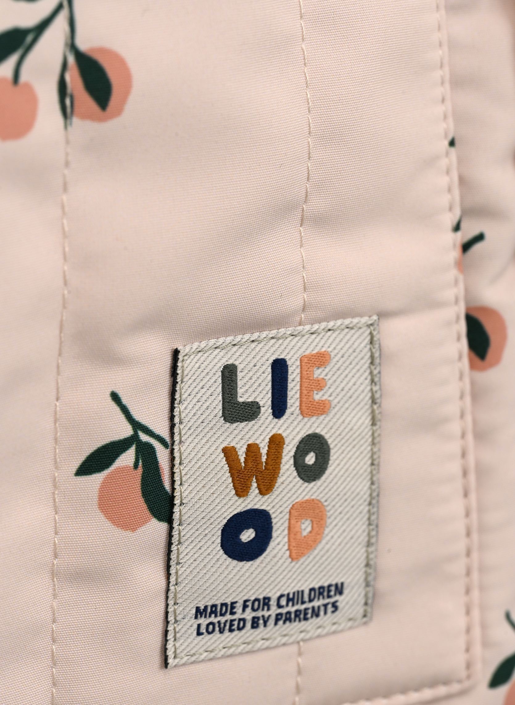 Blousons Bea Jacket With Frill blanc Liewood Blousons Bea Jacket With Frill blanc Peach / Sea shell