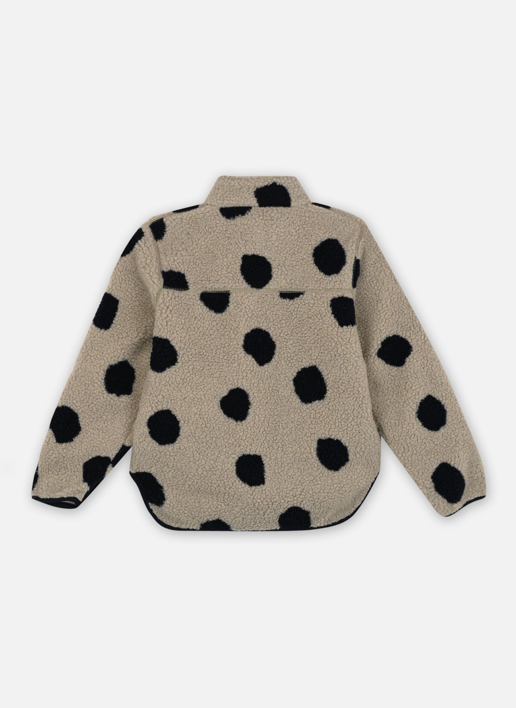 Fleece truien Noam Pile Jacket grijs Liewood Fleece truien Noam Pile Jacket grijs Spot dots / Mist