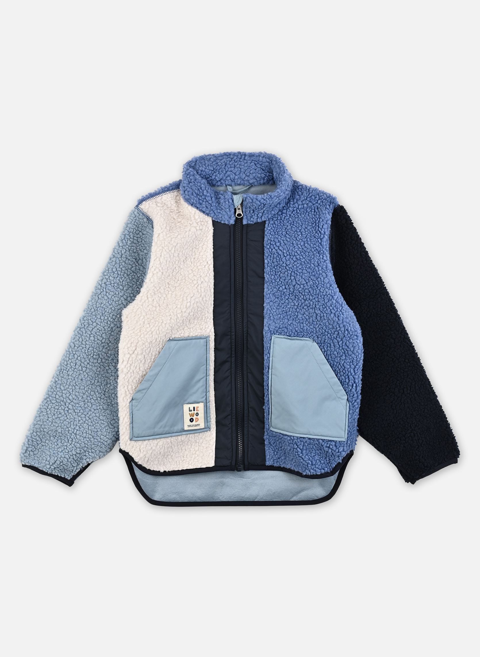 Pile Noam Pile Jacket blu Liewood Pile Noam Pile Jacket blu Riverside multi mix