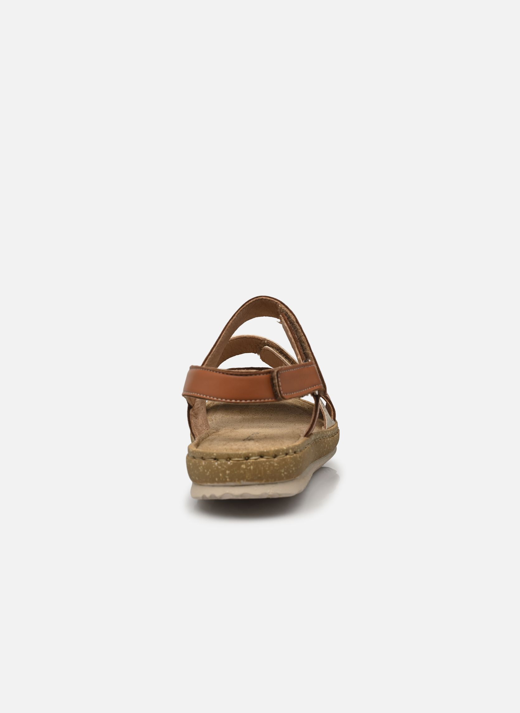 Platte sandalen Ruma - sandales dames bruin Georgia Rose Soft Platte sandalen Ruma - sandales dames bruin Cognac