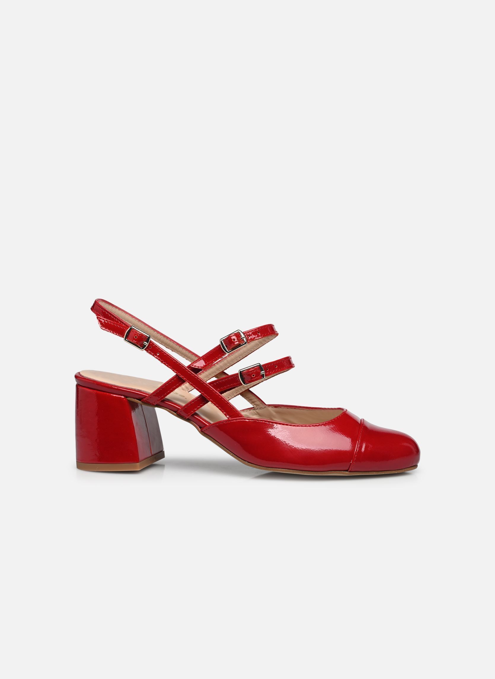 Slingback pumps Shishi dames rood Georgia Rose Slingback pumps Shishi dames rood ROUGE