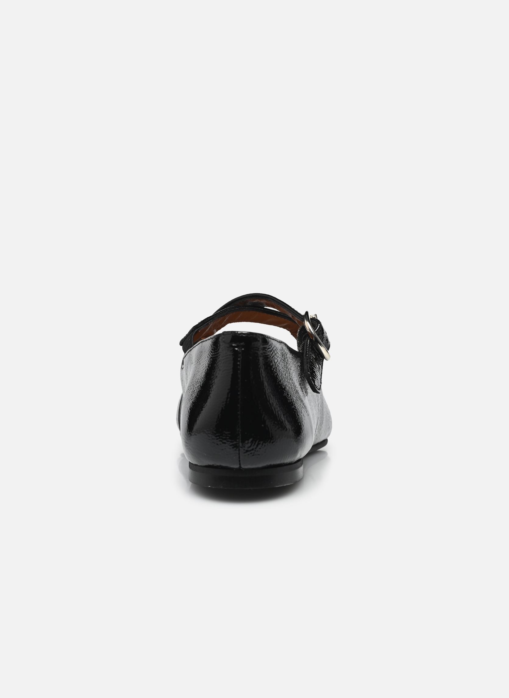 Ballerine classiche Seito - Cuir vernis plissé donna nero Georgia Rose Ballerine classiche Seito - Cuir vernis plissé donna nero NOIR