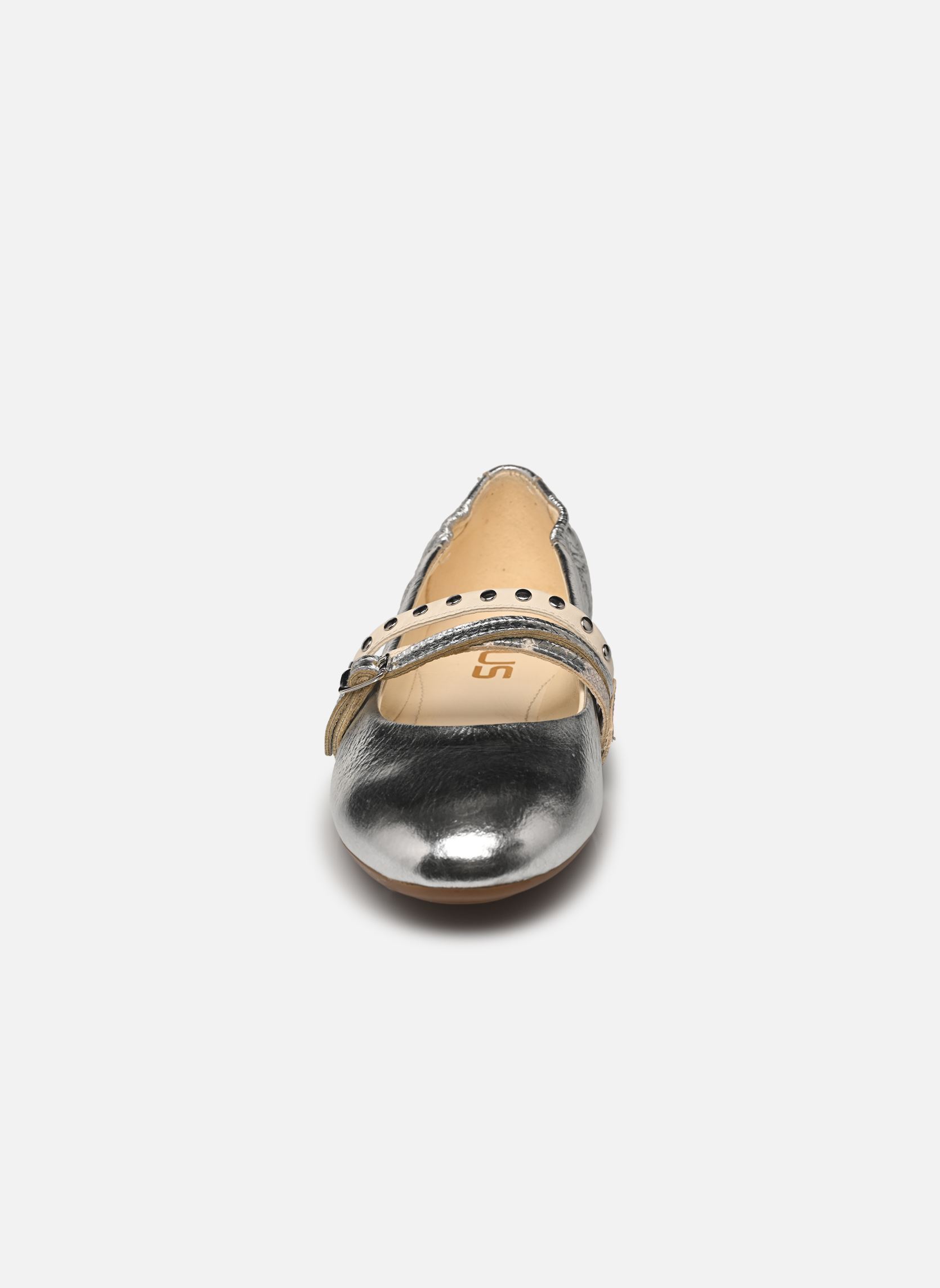 Klassische Ballerinas L65109 damen silber Mjus Klassische Ballerinas L65109 damen silber Argento+Argento+Argento+Latte