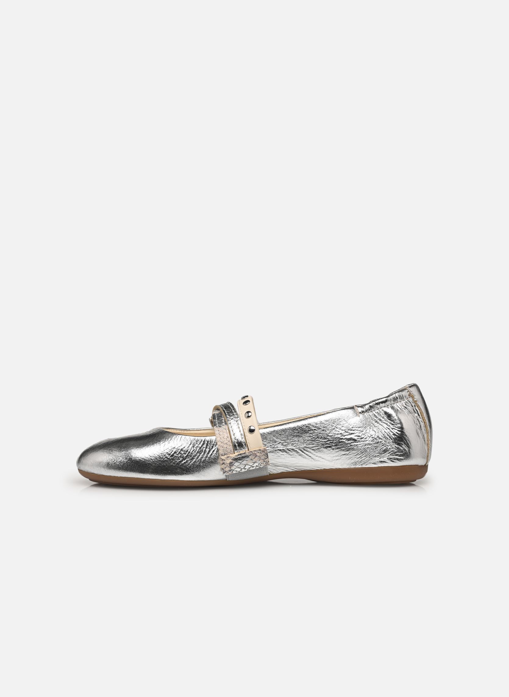 Klassische Ballerinas L65109 damen silber Mjus Klassische Ballerinas L65109 damen silber Argento+Argento+Argento+Latte