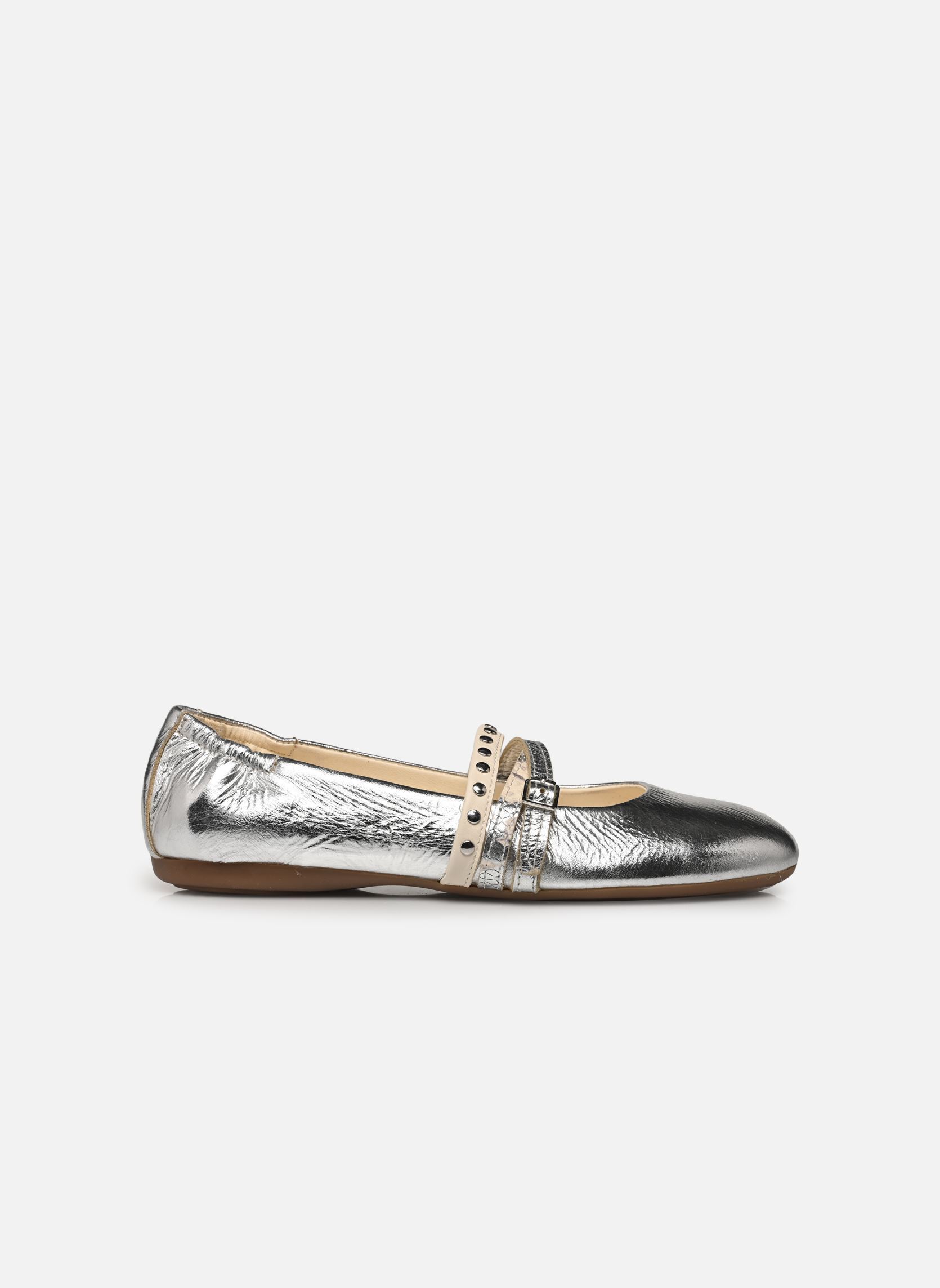 Klassische Ballerinas L65109 damen silber Mjus Klassische Ballerinas L65109 damen silber Argento+Argento+Argento+Latte