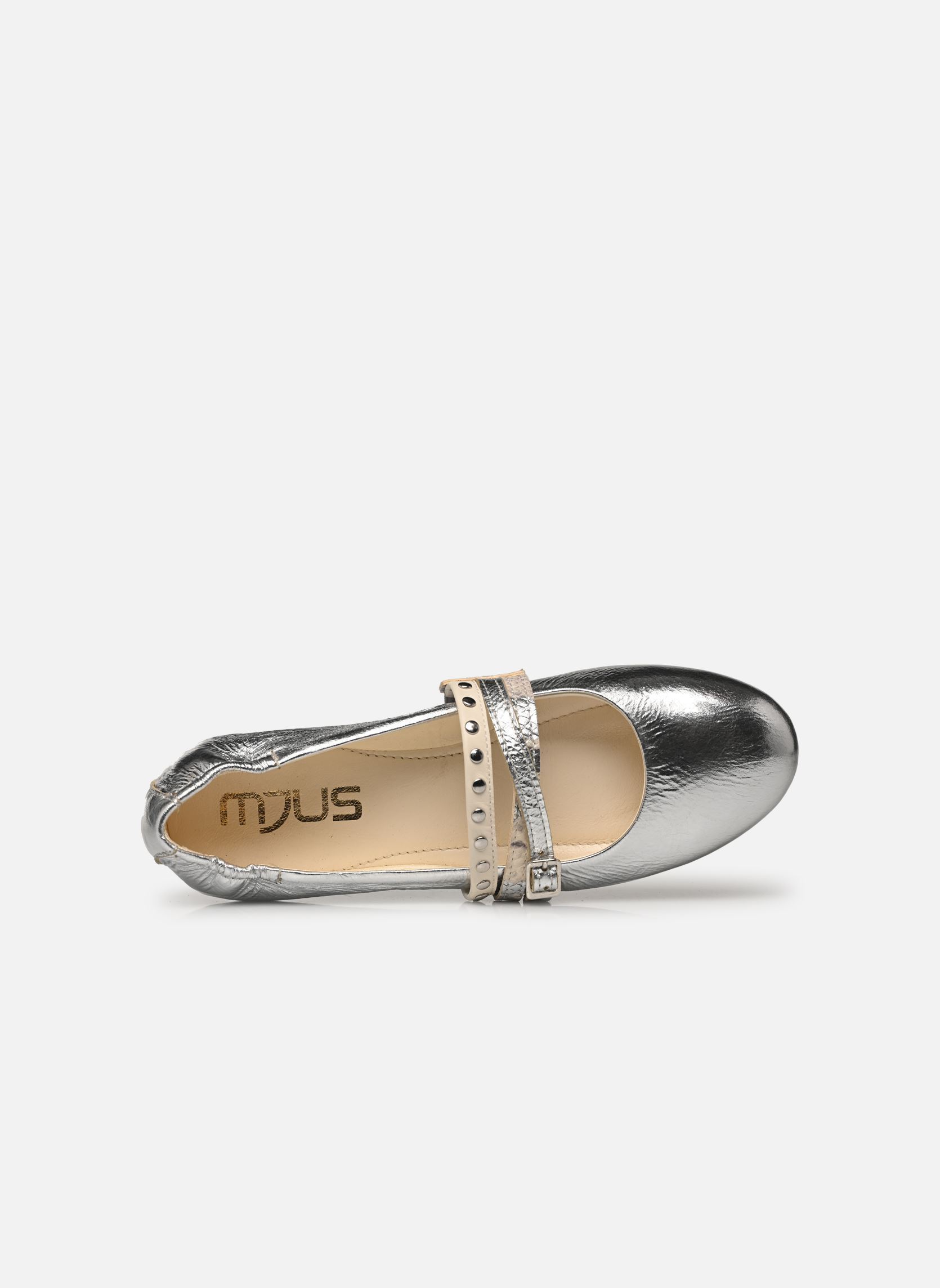 Klassische Ballerinas L65109 damen silber Mjus Klassische Ballerinas L65109 damen silber Argento+Argento+Argento+Latte