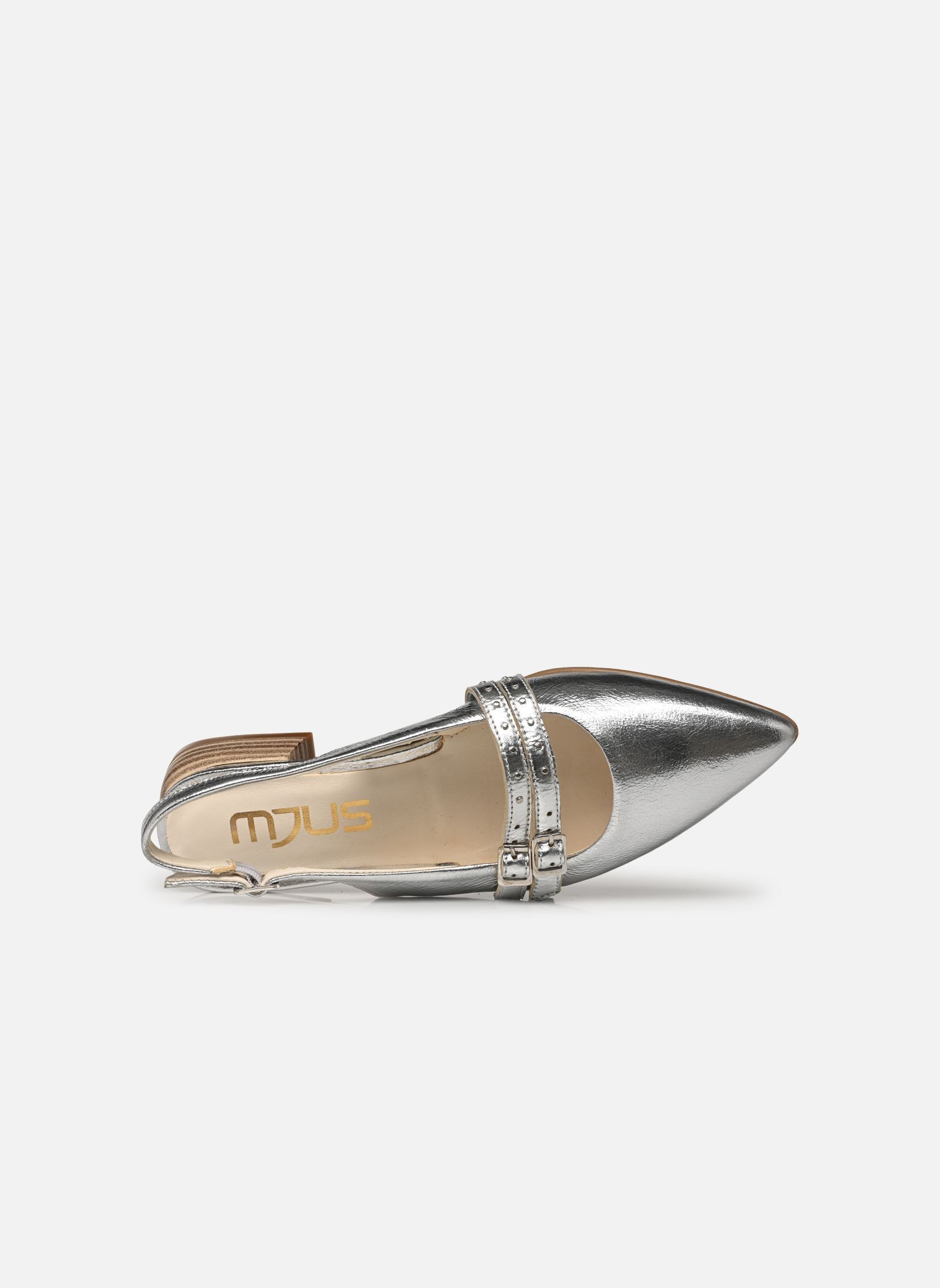 Klassieke ballerina's T98117 dames zilver Mjus Klassieke ballerina's T98117 dames zilver Argento
