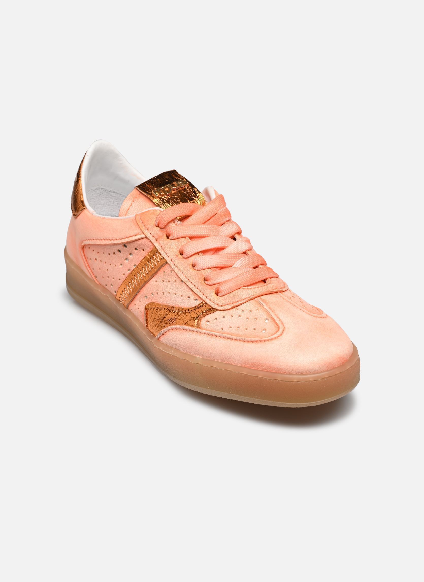 Niedrige Sneaker L76102 damen rosa Mjus Niedrige Sneaker L76102 damen rosa Pesca+Arancio