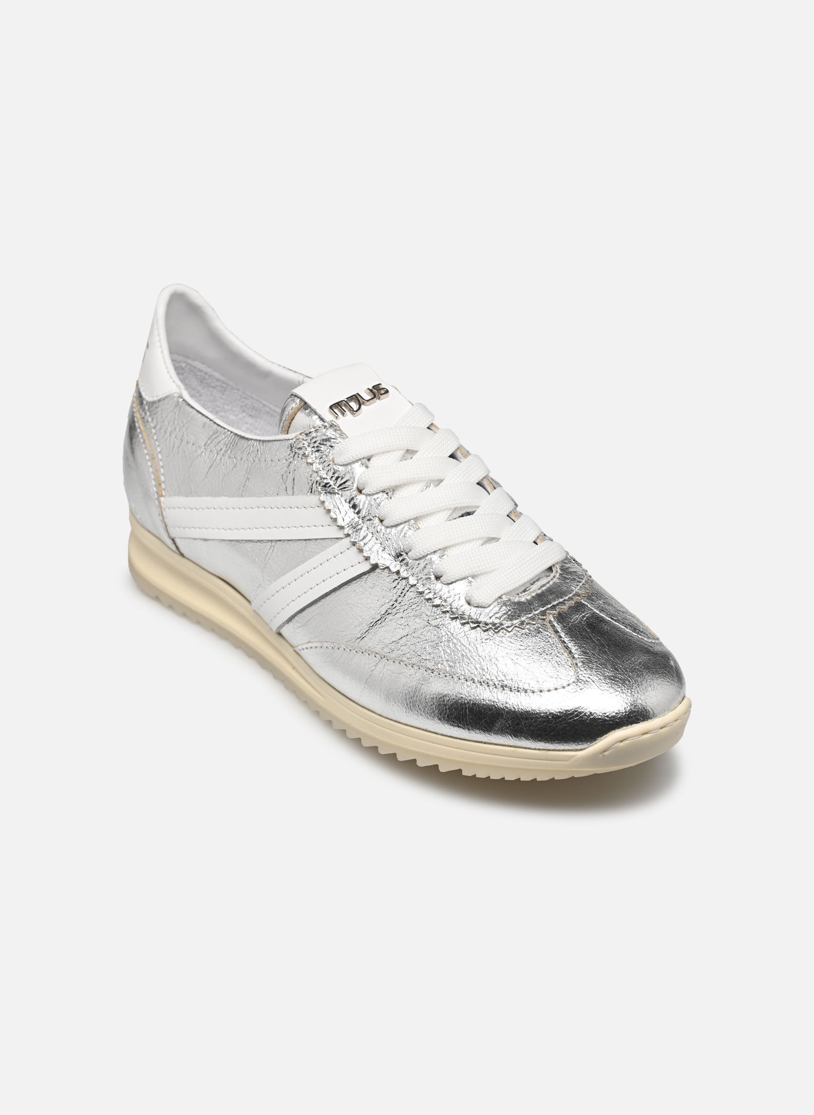 Lage sneakers L74104 dames zilver Mjus Lage sneakers L74104 dames zilver Argento+Argento+Bianco+Bianco