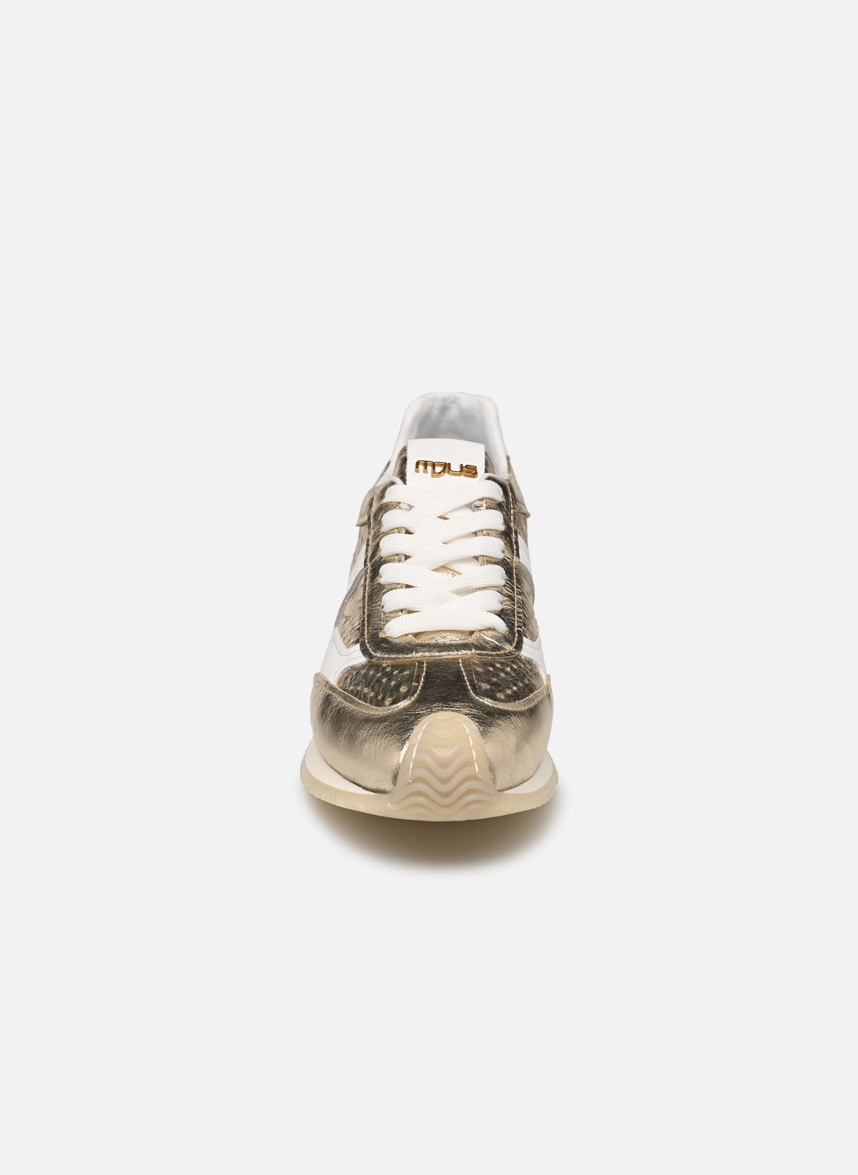 Baskets basses L14119 femme or et bronze Mjus Baskets basses L14119 femme or et bronze PLATINO+BIANCO