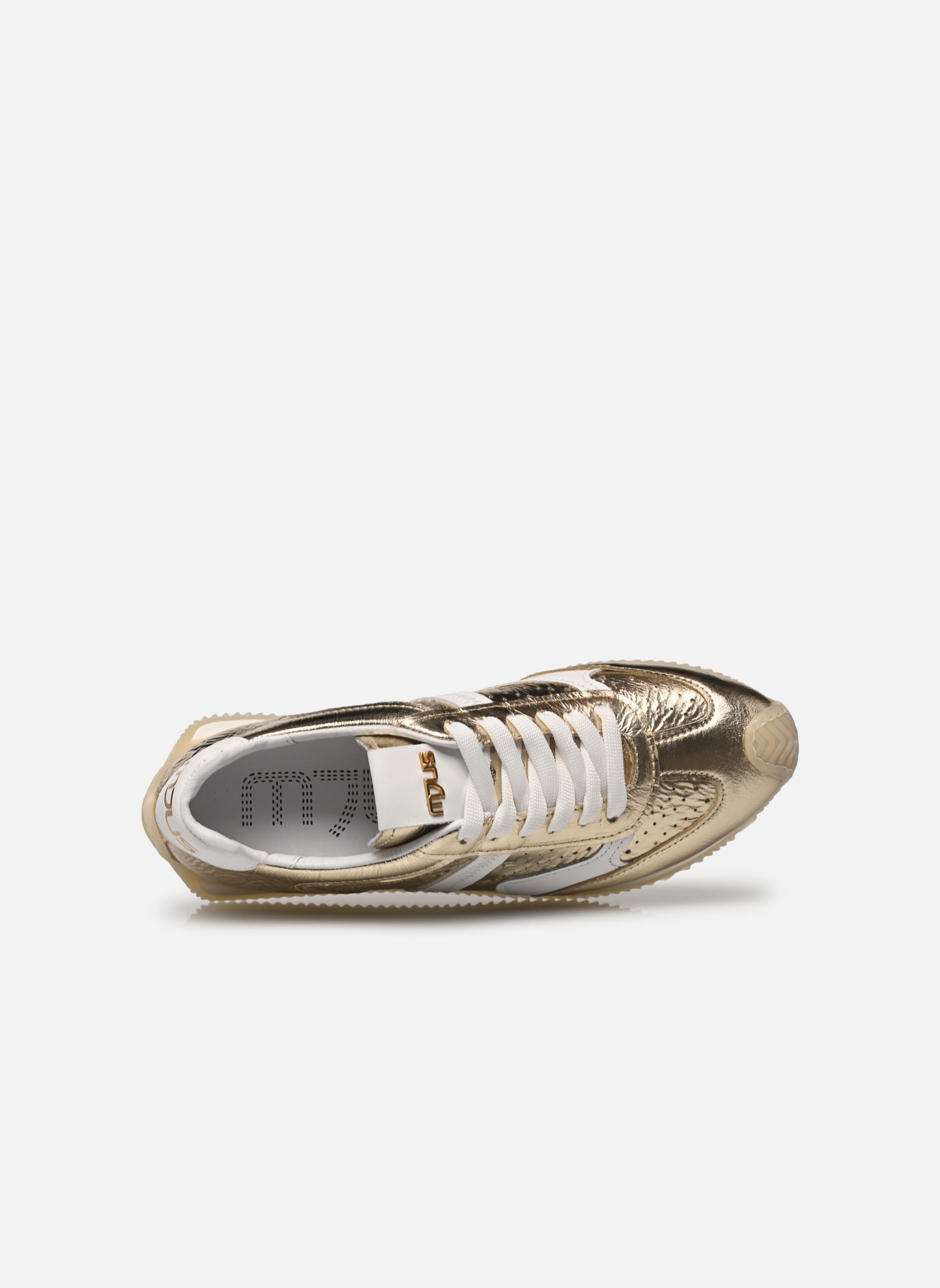 Baskets basses L14119 femme or et bronze Mjus Baskets basses L14119 femme or et bronze PLATINO+BIANCO