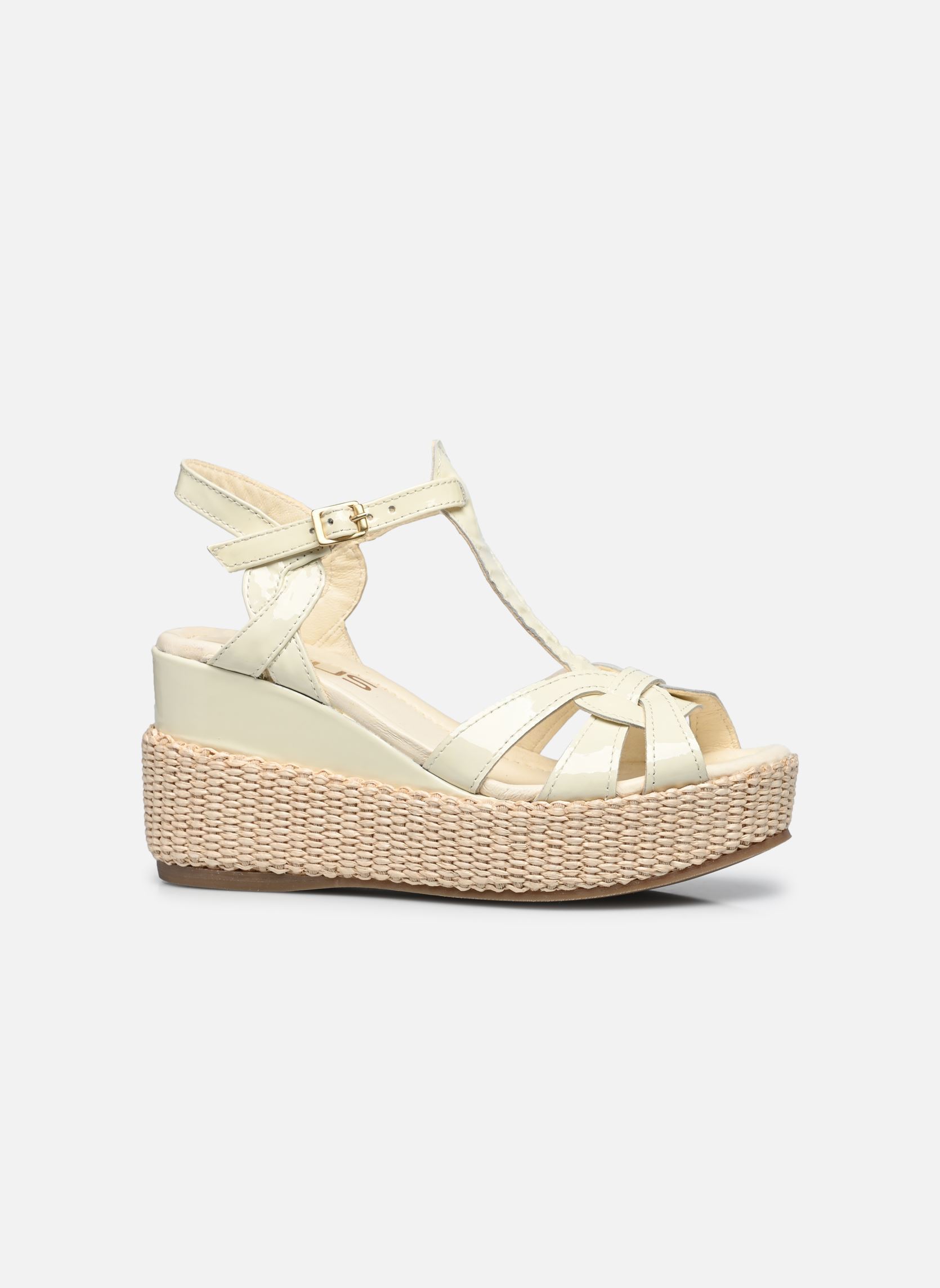 Sandales compensées et plateformes L77002 femme blanc Mjus Sandales compensées et plateformes L77002 femme blanc Bianco+Bianco+Grezzo