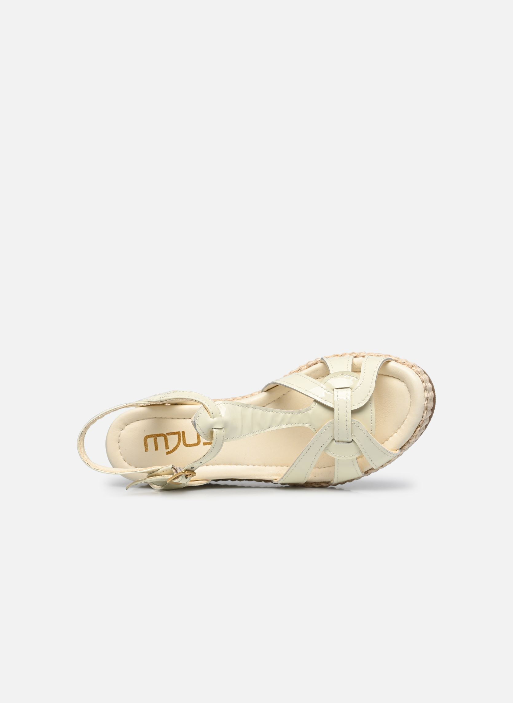 Sandales compensées et plateformes L77002 femme blanc Mjus Sandales compensées et plateformes L77002 femme blanc Bianco+Bianco+Grezzo