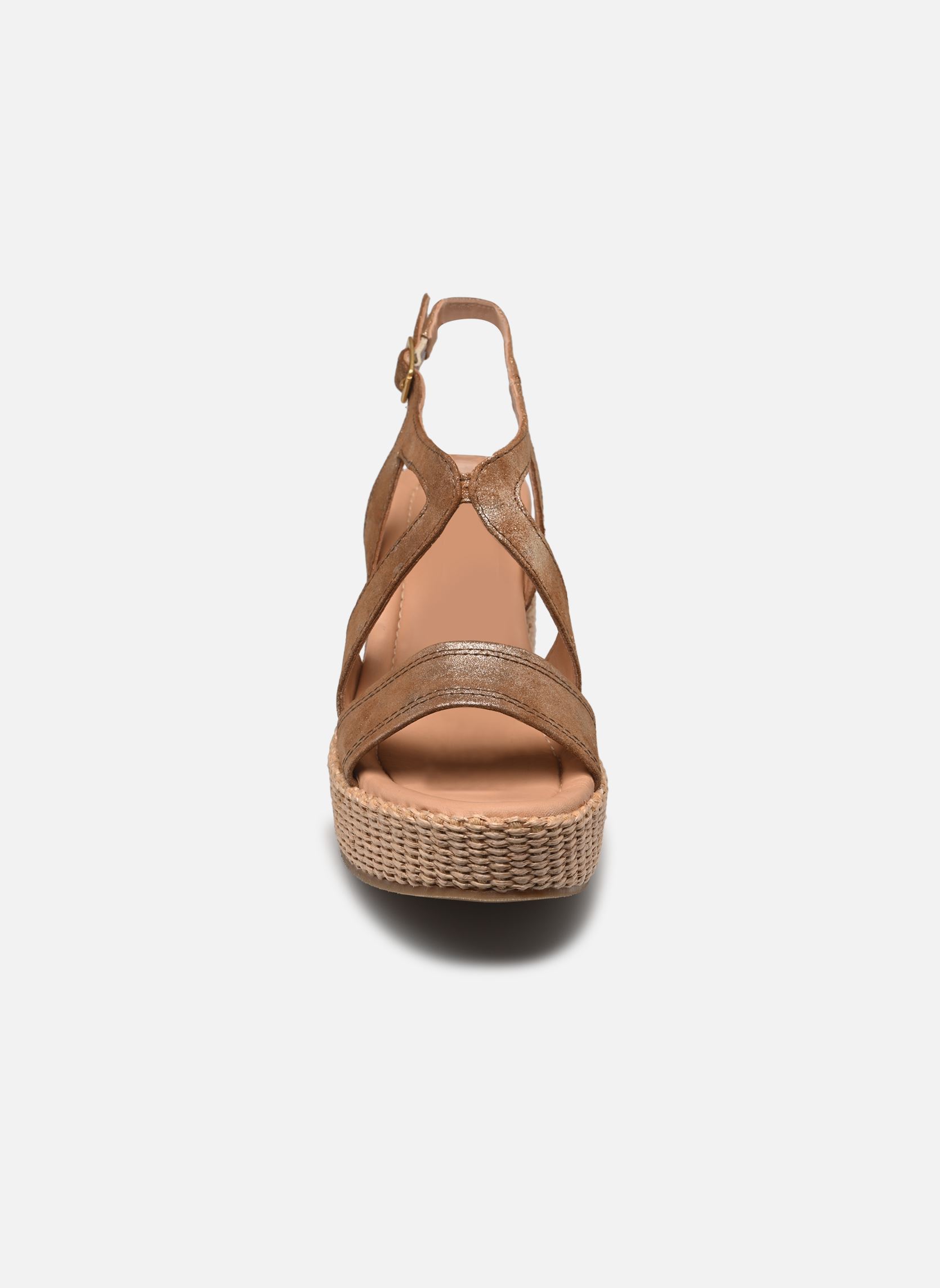 Sandali con zeppa e plateau L77005 donna oro e bronzo Mjus Sandali con zeppa e plateau L77005 donna oro e bronzo Tabacco+Tabacco+Natur