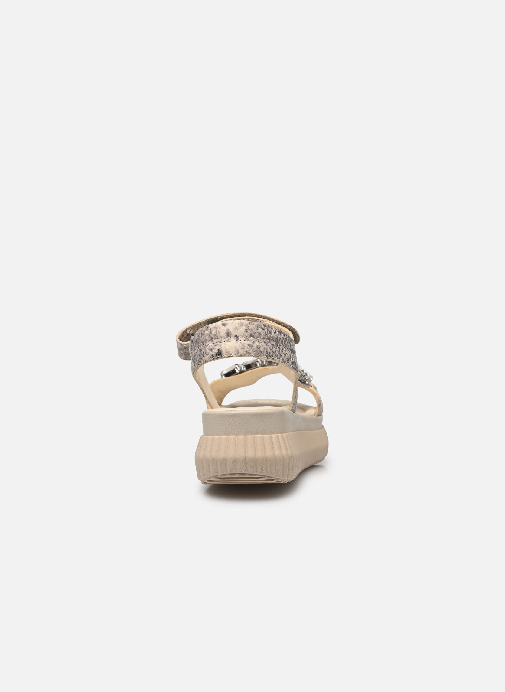 Sandales compensées et plateformes L68001 femme gris Mjus Sandales compensées et plateformes L68001 femme gris Argento