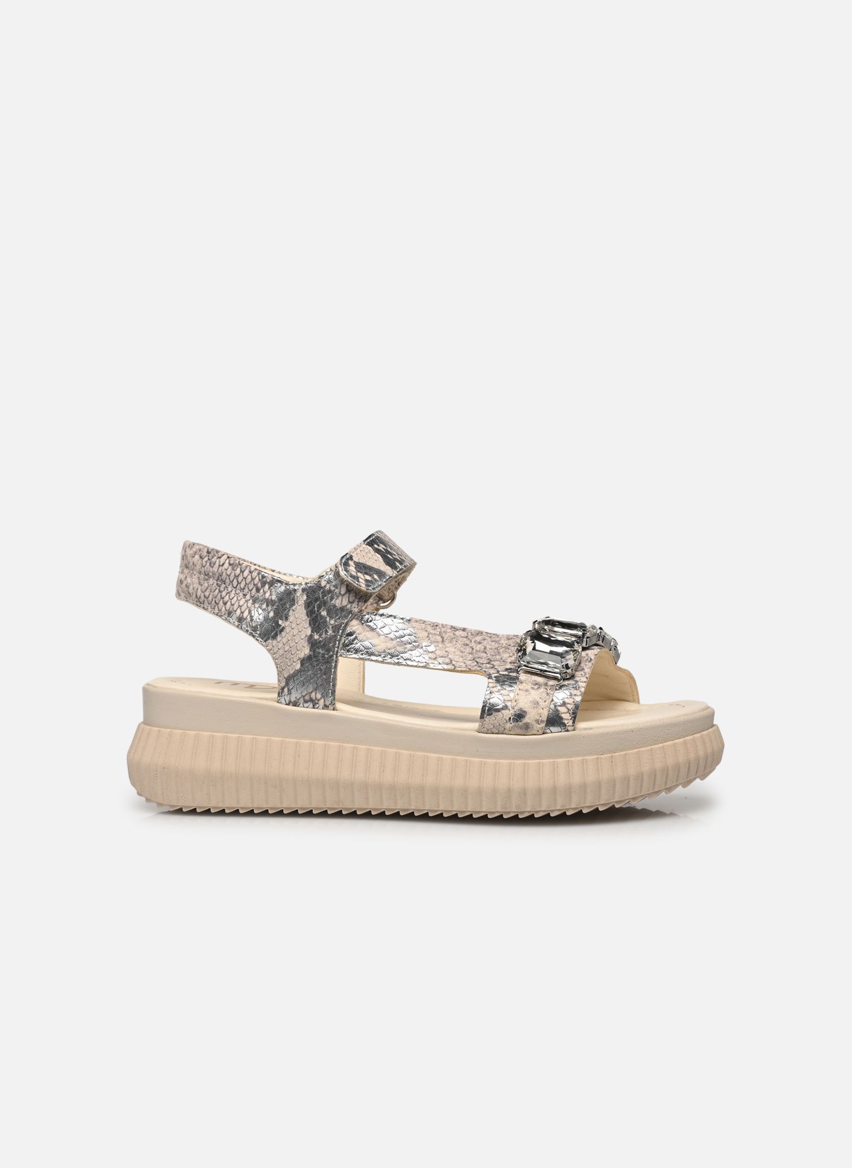 Sandales compensées et plateformes L68001 femme gris Mjus Sandales compensées et plateformes L68001 femme gris Argento