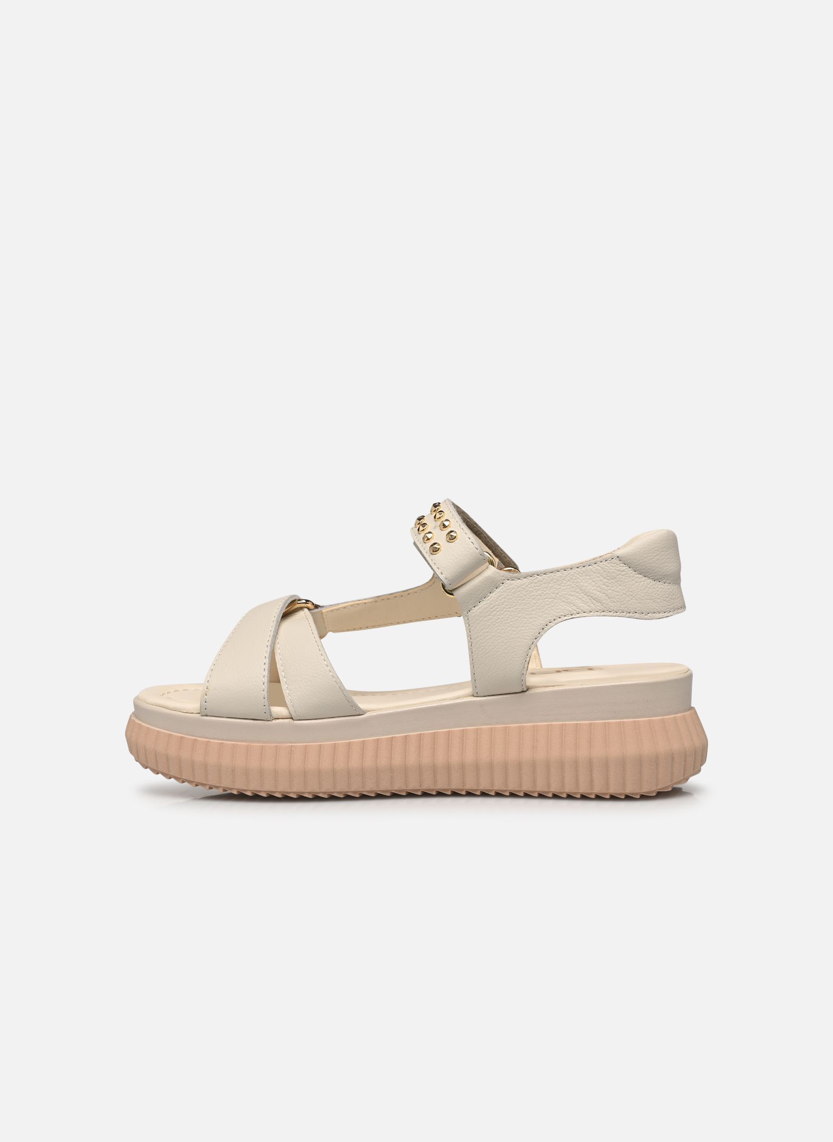 Sandales compensées et plateformes L68003 femme beige Mjus Sandales compensées et plateformes L68003 femme beige Camelia