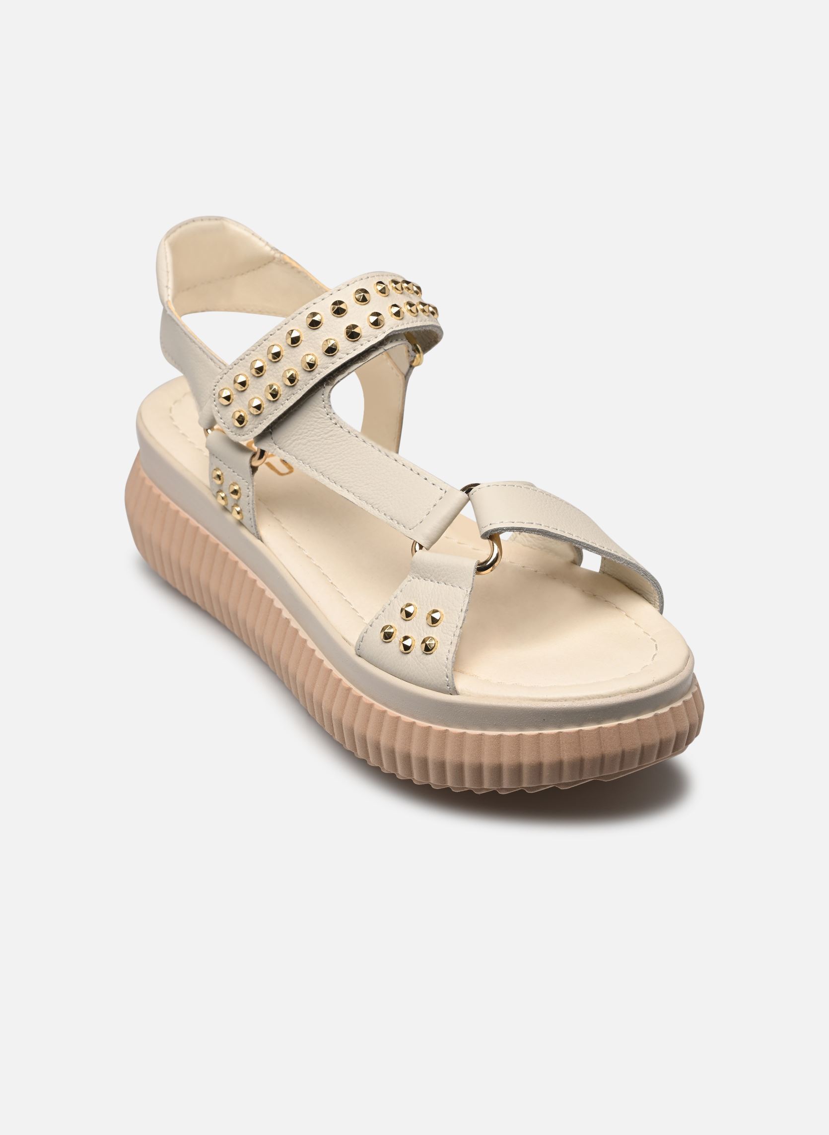 Sandales compensées et plateformes L68003 femme beige Mjus Sandales compensées et plateformes L68003 femme beige Camelia