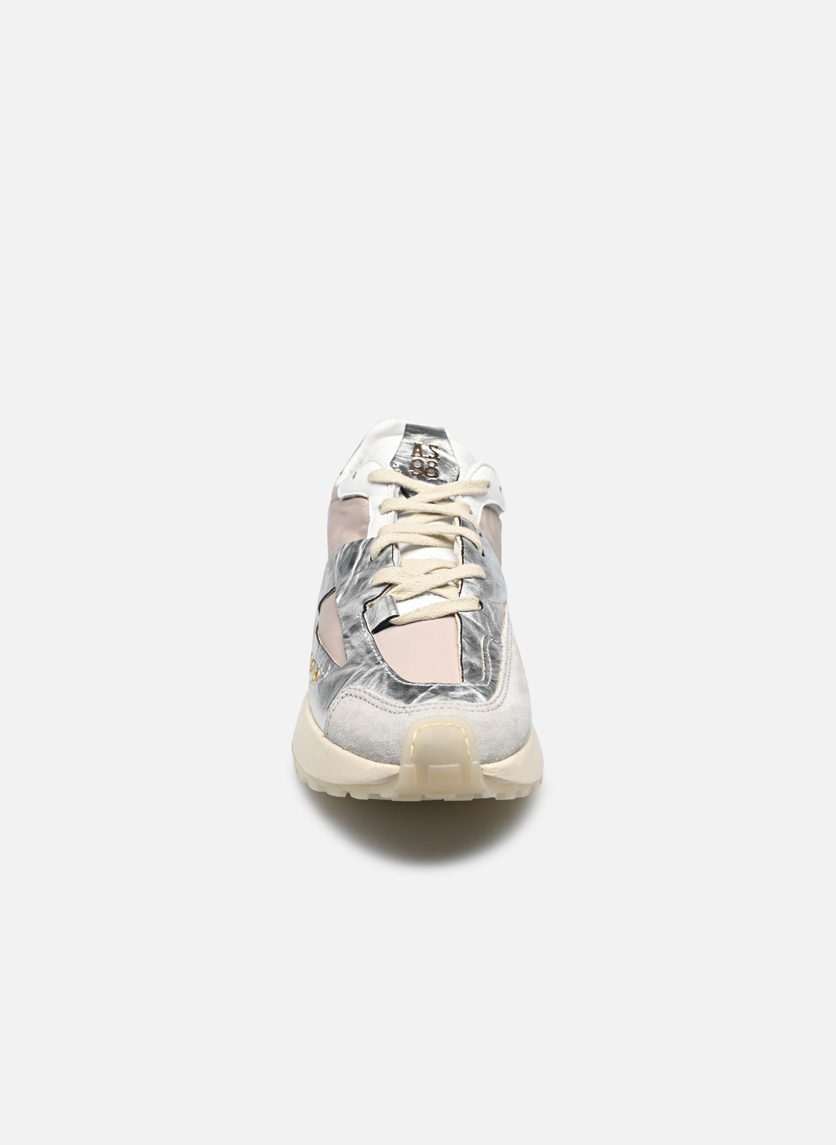 Lage sneakers C01101 dames beige AS98 Lage sneakers C01101 dames beige COMBI 18 ARGENTO