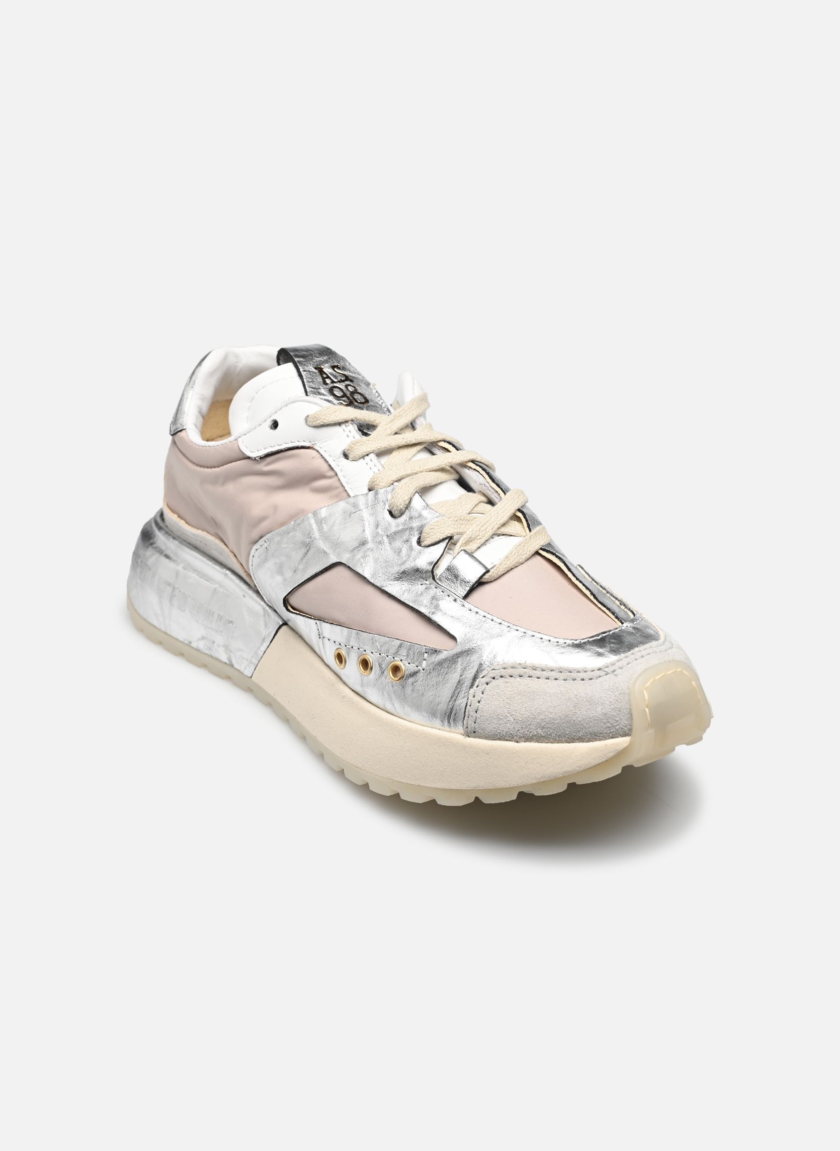 Lage sneakers C01101 dames beige AS98 Lage sneakers C01101 dames beige COMBI 18 ARGENTO