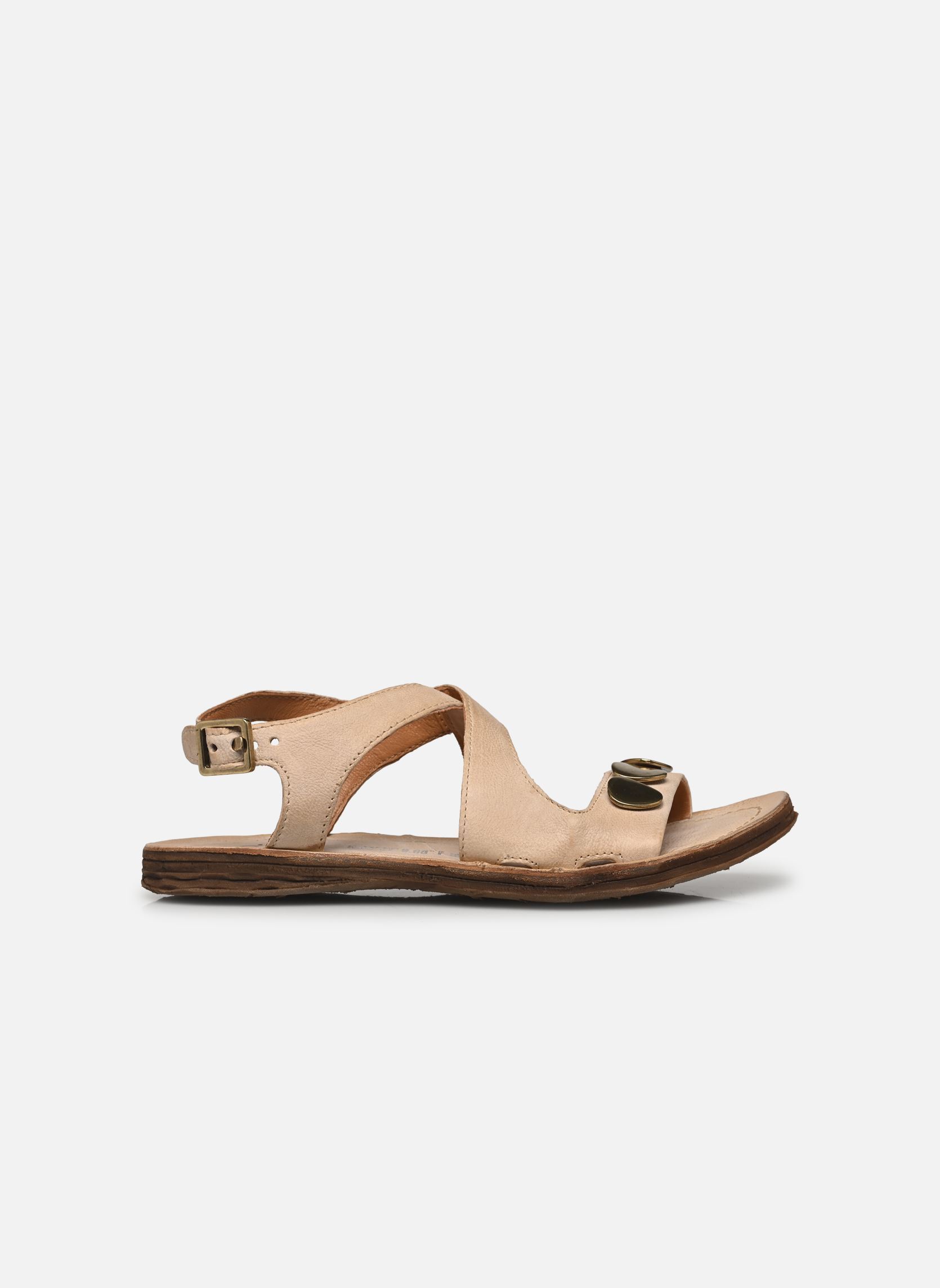 Flache Sandalen A16059 damen beige AS98 Flache Sandalen A16059 damen beige BEACH
