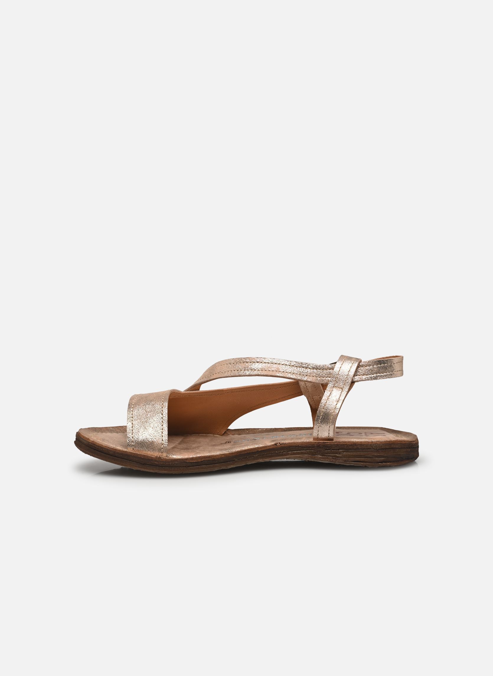 Sandalias planas A16065 mujer oro y bronce AS98 Sandalias planas A16065 mujer oro y bronce PLATINO
