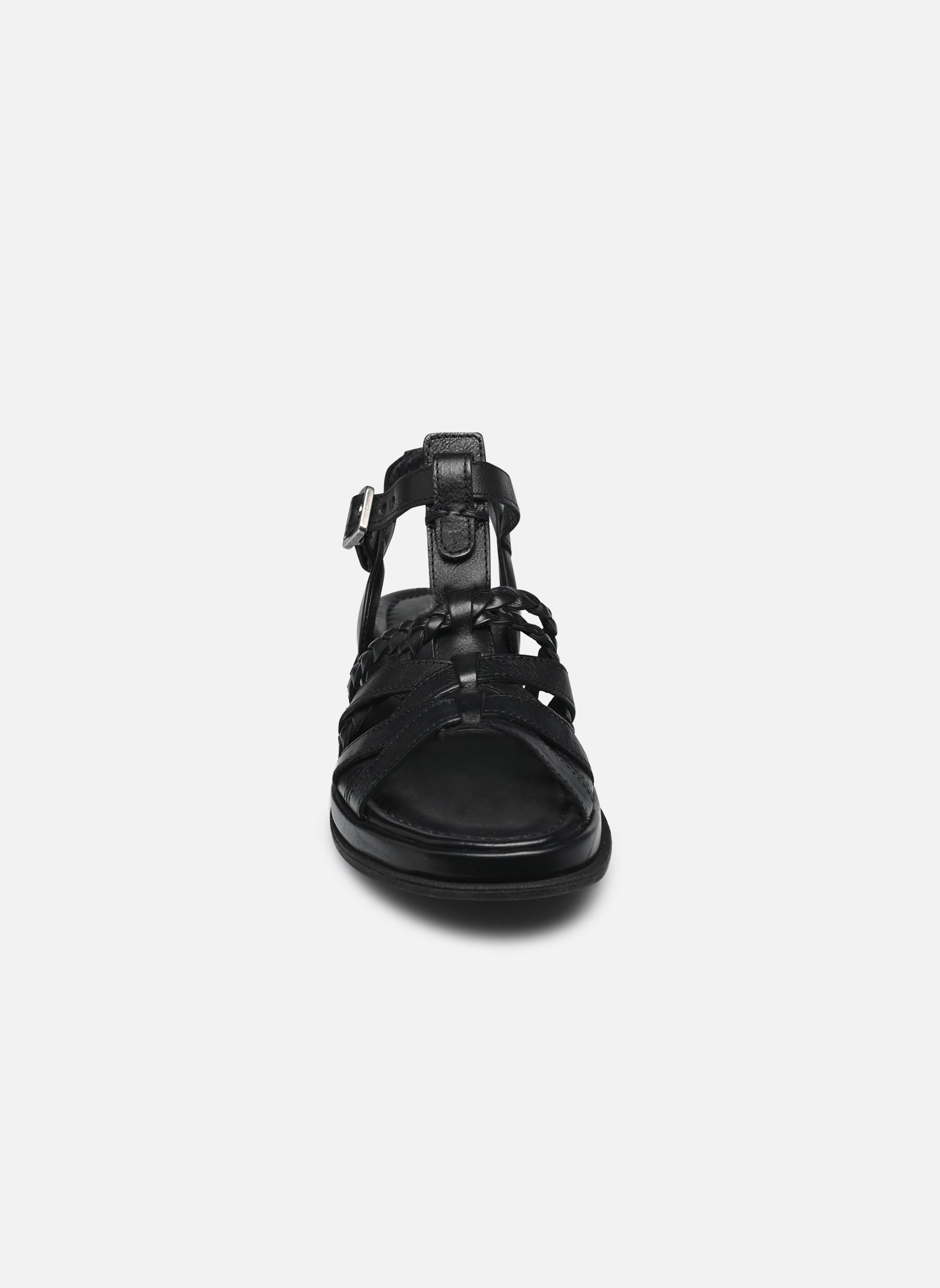 Sandales compensées et plateformes B60017 femme noir AS98 Sandales compensées et plateformes B60017 femme noir NERO
