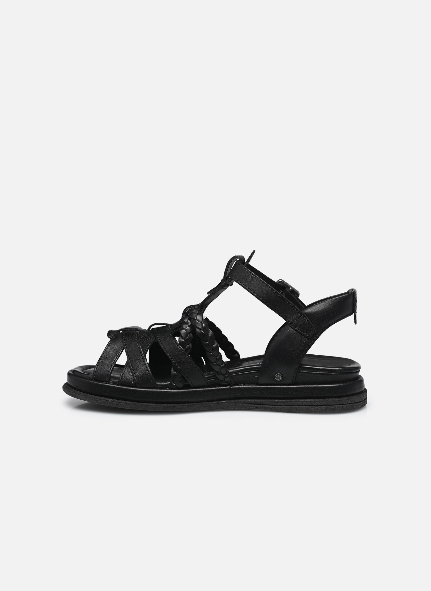 Sandales compensées et plateformes B60017 femme noir AS98 Sandales compensées et plateformes B60017 femme noir NERO