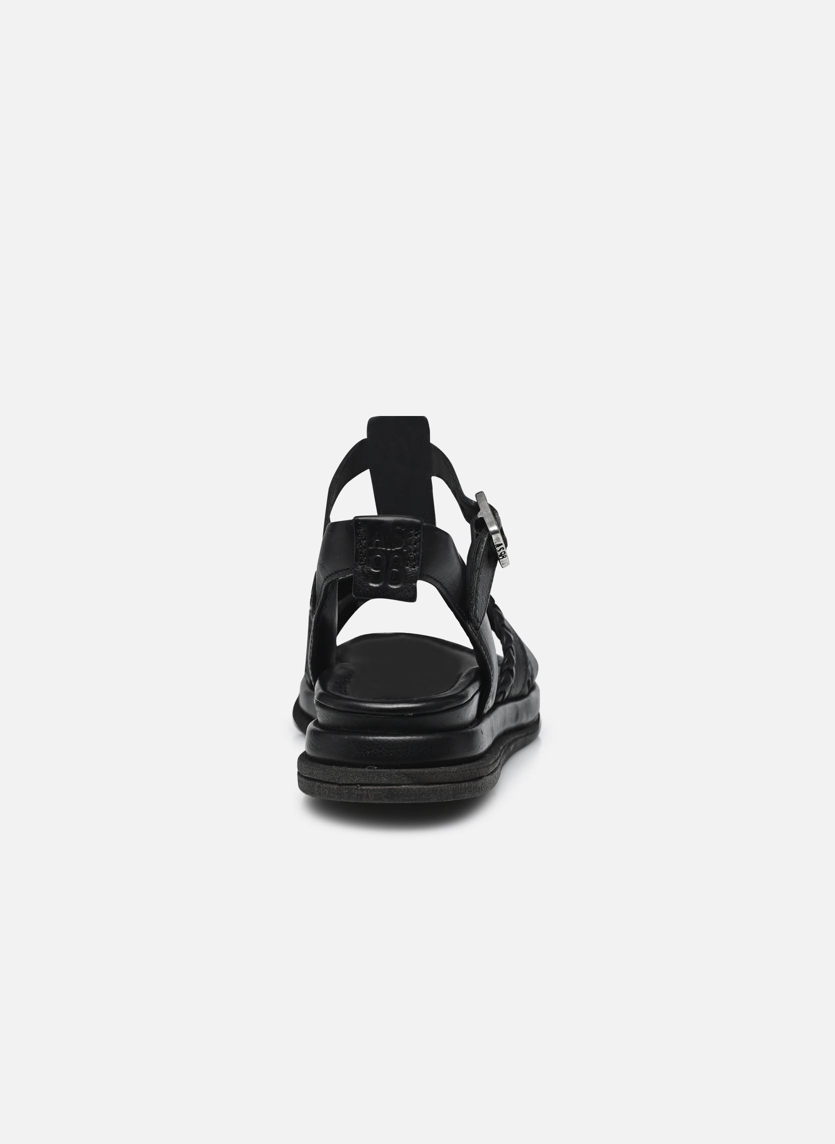 Sandales compensées et plateformes B60017 femme noir AS98 Sandales compensées et plateformes B60017 femme noir NERO