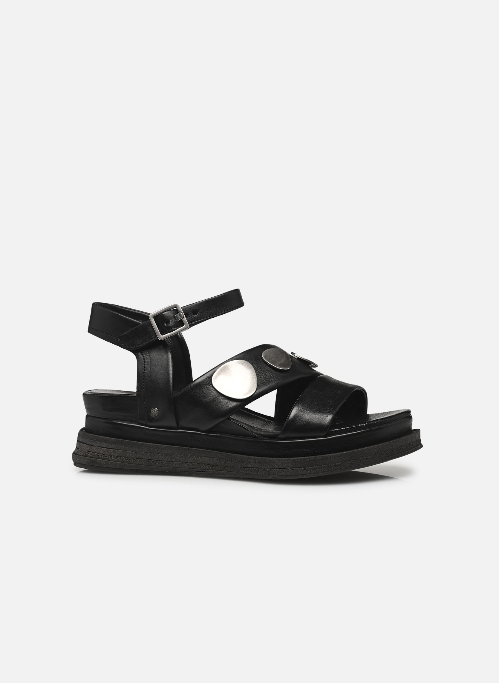 Sandales compensées et plateformes A15040 femme noir AS98 Sandales compensées et plateformes A15040 femme noir NERO