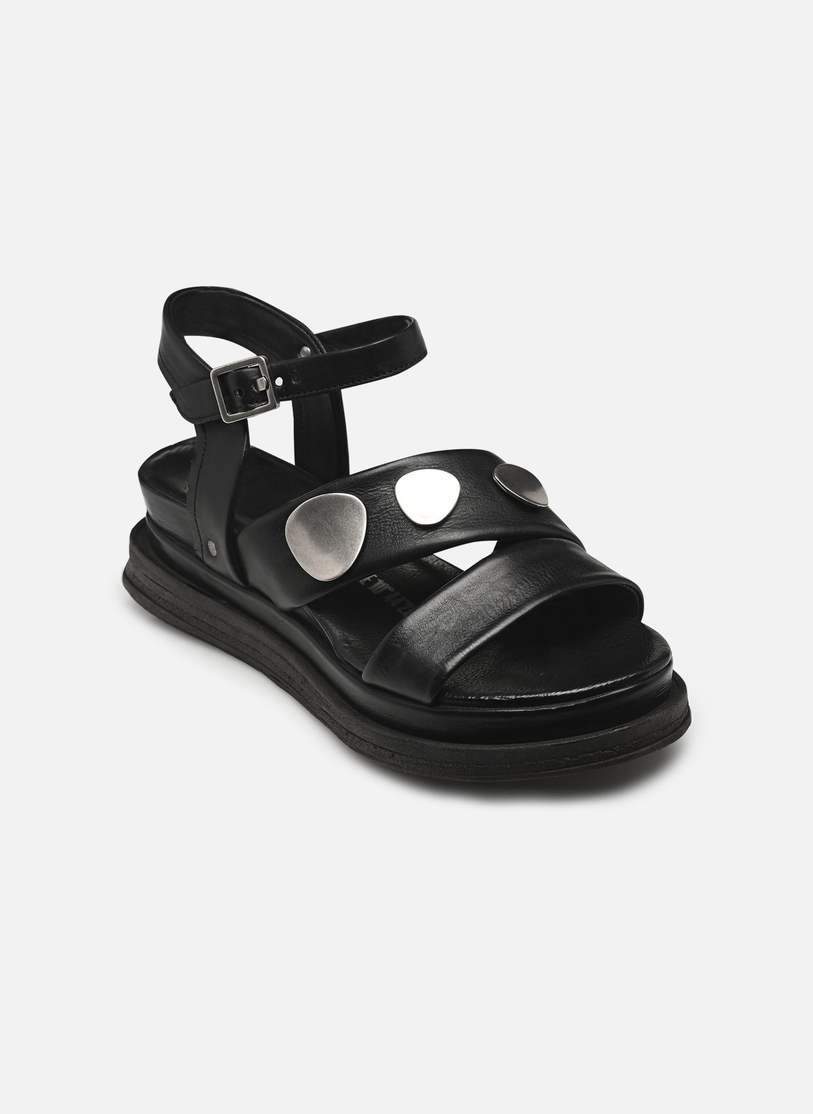 Sandales compensées et plateformes A15040 femme noir AS98 Sandales compensées et plateformes A15040 femme noir NERO