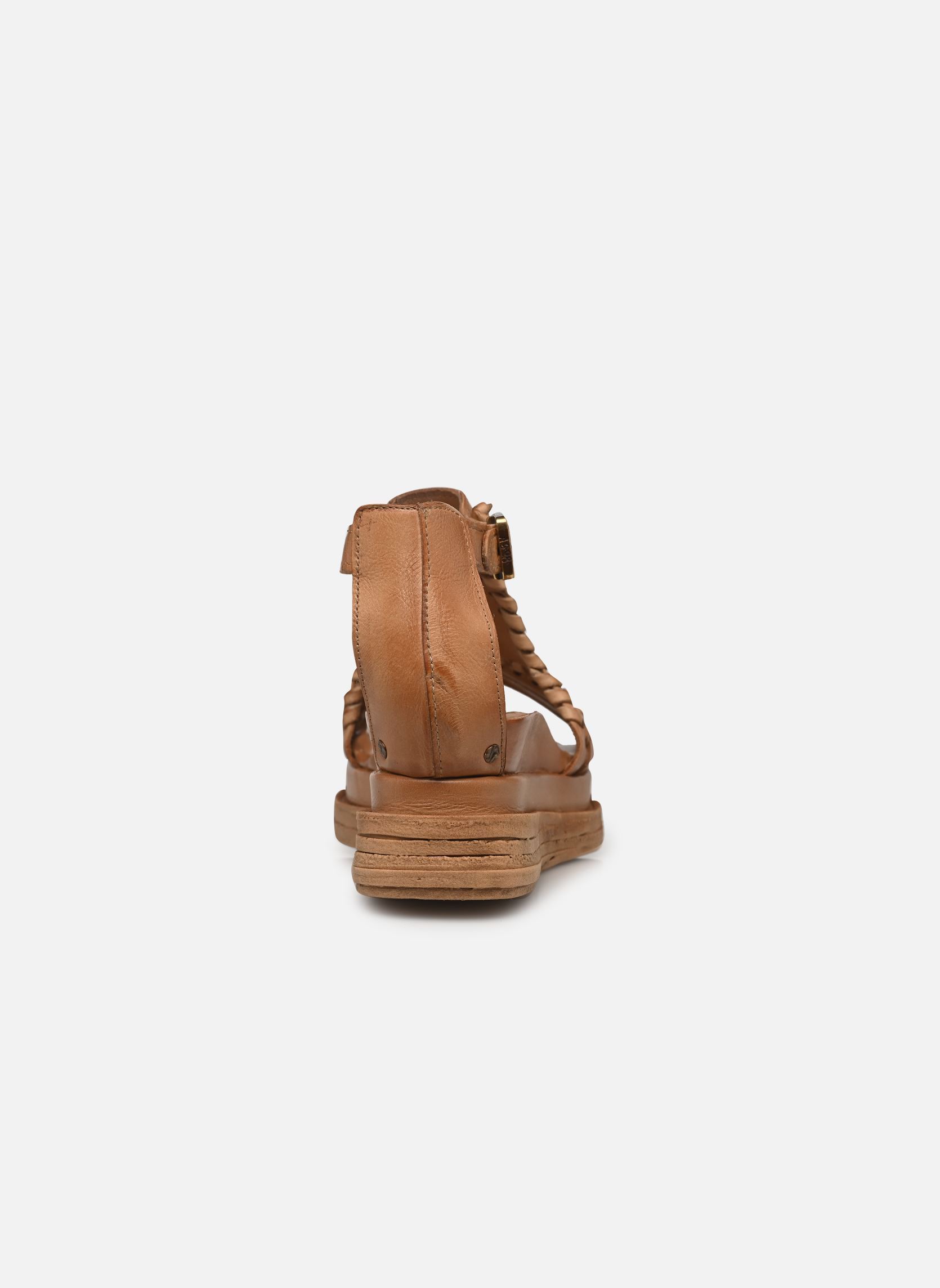 Sandali con zeppa e plateau A15044 donna beige AS98 Sandali con zeppa e plateau A15044 donna beige GRANO