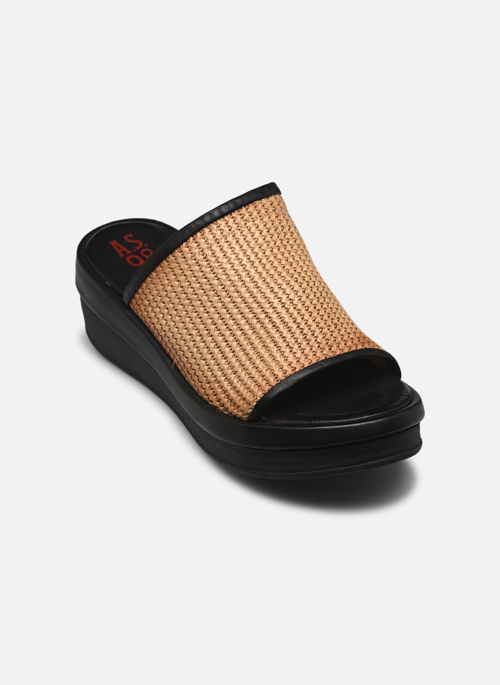 Pantoletten und Clogs C02003 damen schwarz AS98 Pantoletten und Clogs C02003 damen schwarz NERO+GRANO
