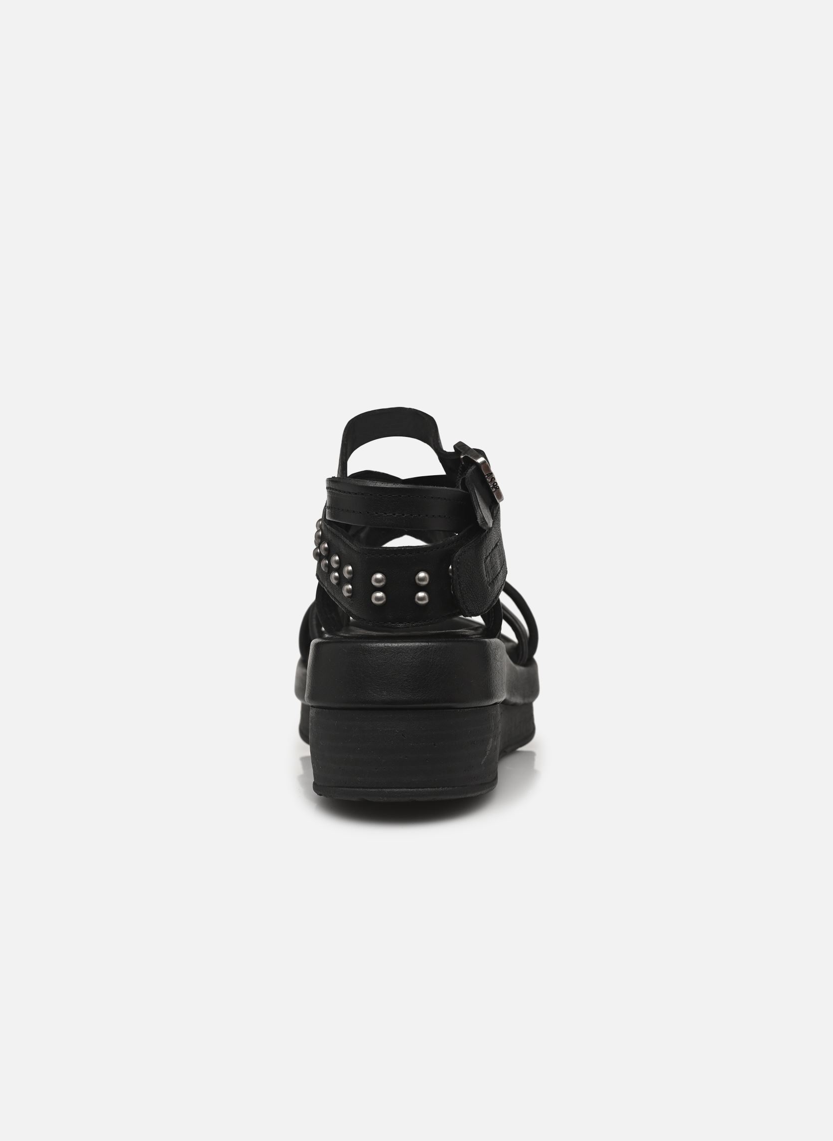Sandales compensées et plateformes C02001 femme noir AS98 Sandales compensées et plateformes C02001 femme noir NERO+NERO
