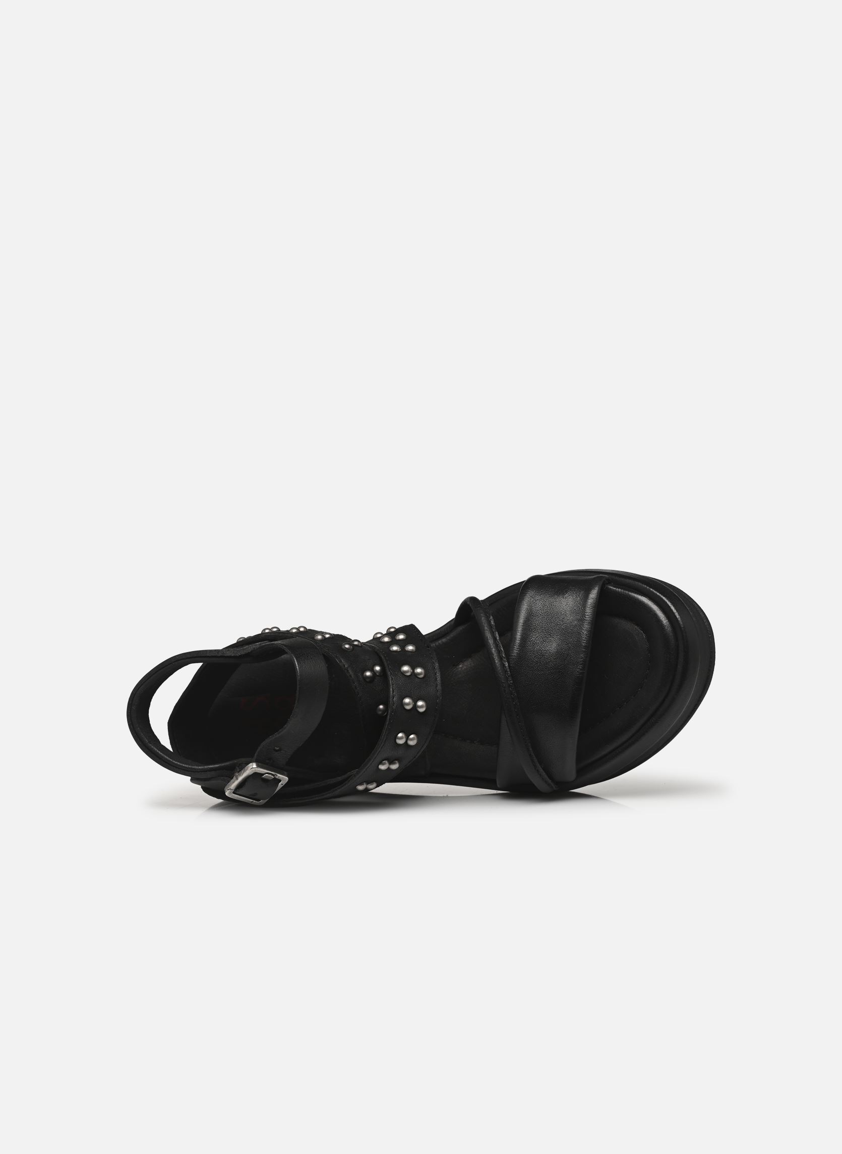 Sandales compensées et plateformes C02001 femme noir AS98 Sandales compensées et plateformes C02001 femme noir NERO+NERO