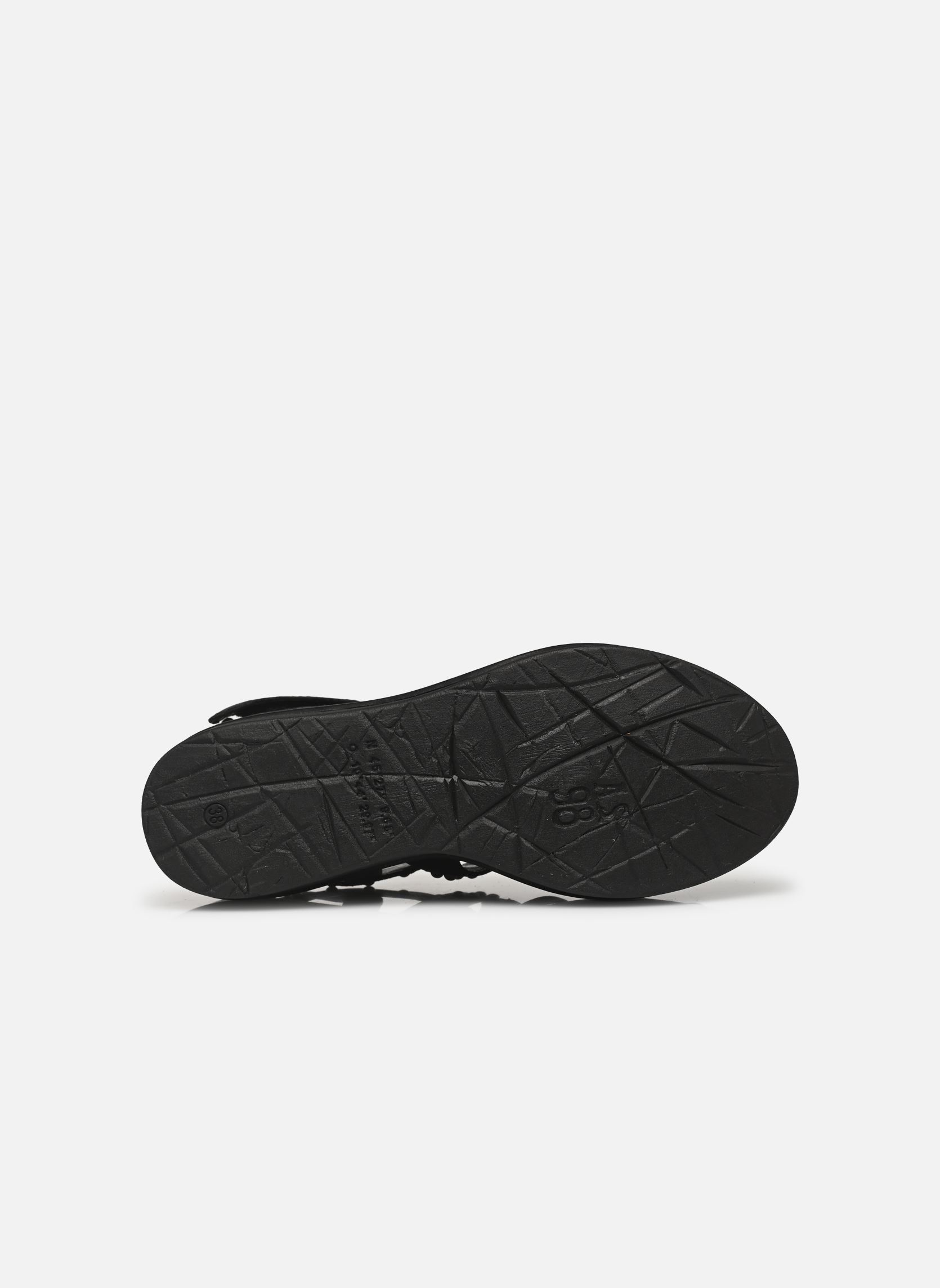 Sandales compensées et plateformes C02001 femme noir AS98 Sandales compensées et plateformes C02001 femme noir NERO+NERO