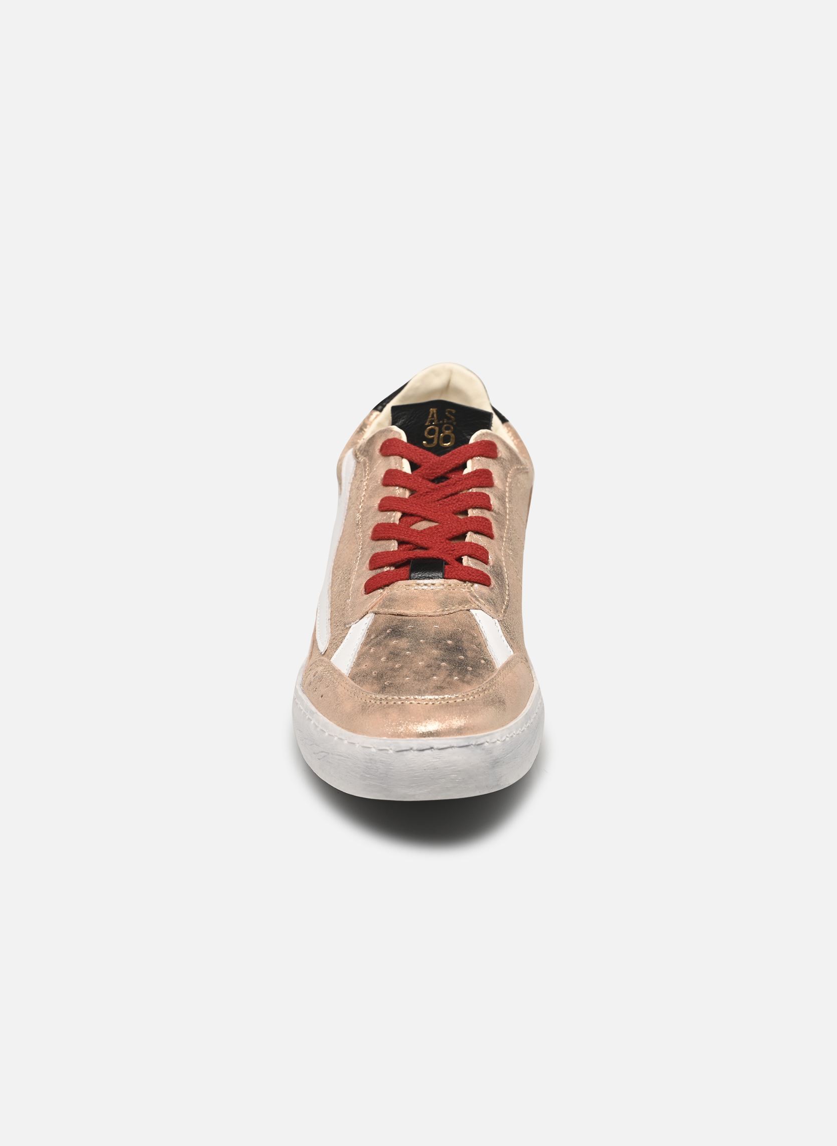 Sneakers basse C10101 donna oro e bronzo AS98 Sneakers basse C10101 donna oro e bronzo PLATINO+PLATINO+BIANCO+NERO+BI