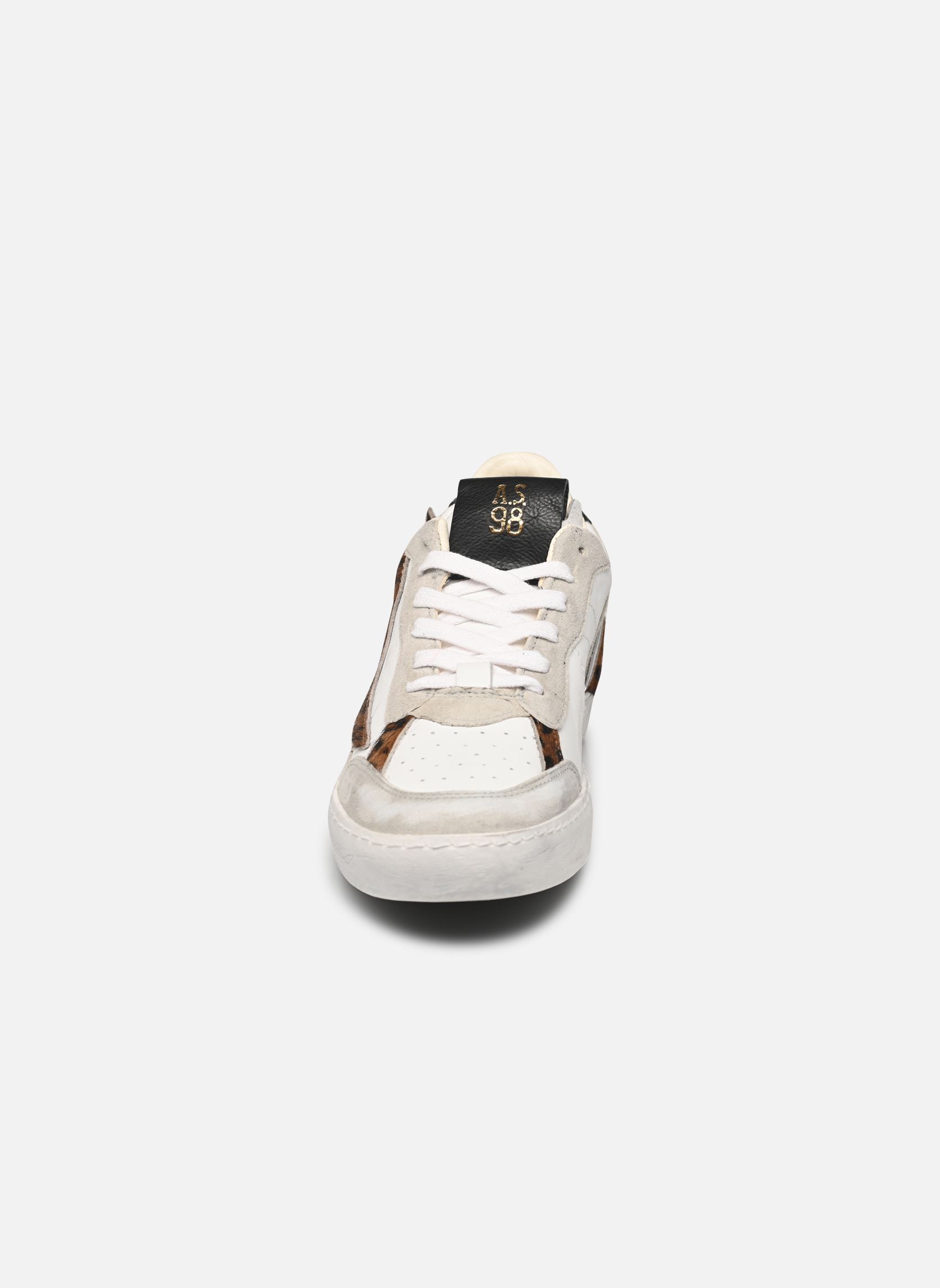 Niedrige Sneaker C10101 damen weiß AS98 Niedrige Sneaker C10101 damen weiß ICE+BIANCO+LEOPARDO+NERO+BIANC