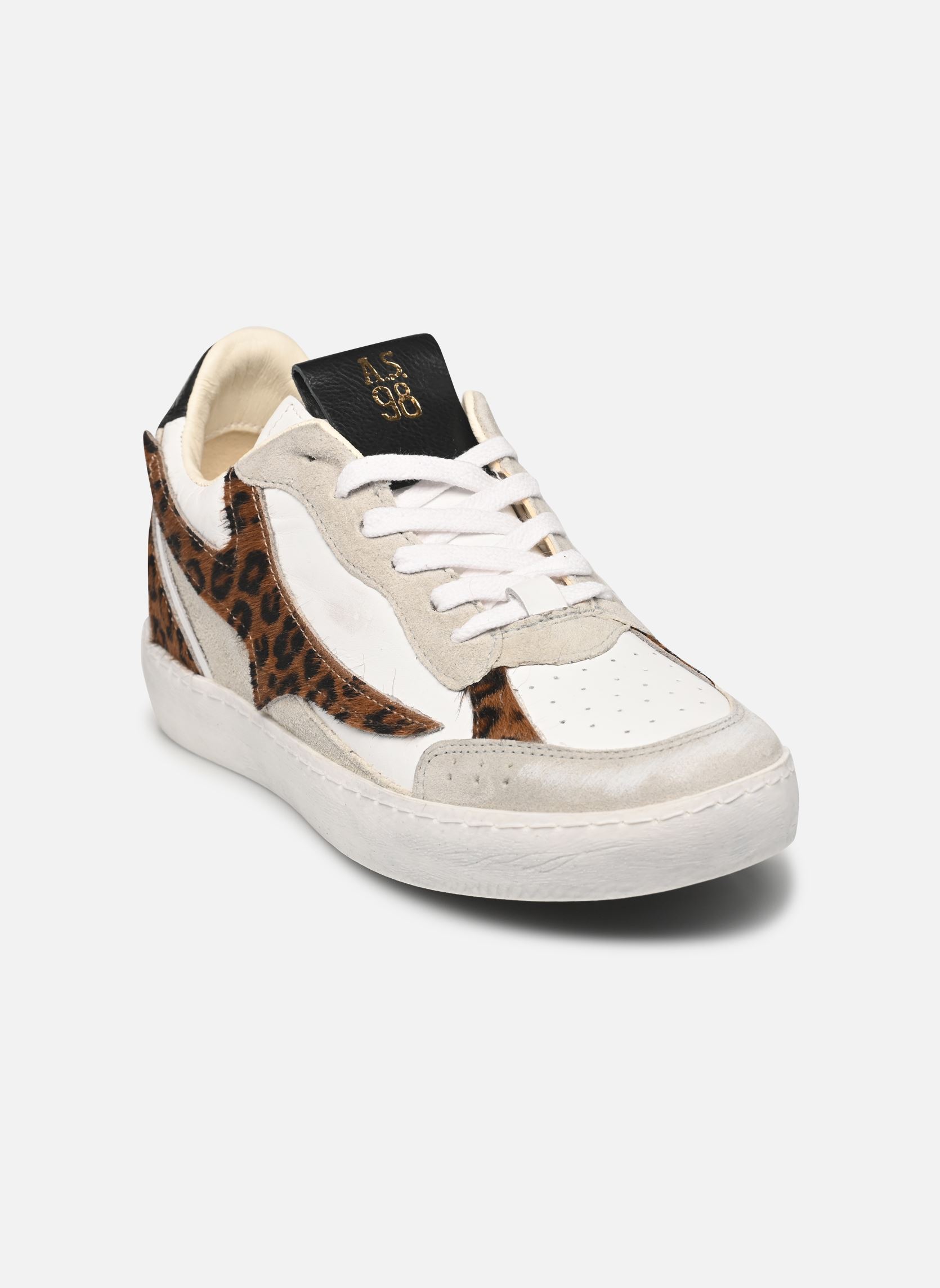 Niedrige Sneaker C10101 damen weiß AS98 Niedrige Sneaker C10101 damen weiß ICE+BIANCO+LEOPARDO+NERO+BIANC